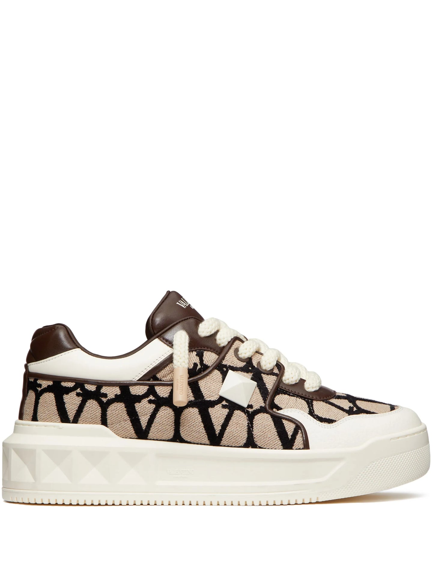 One Stud XL leather sneakers
