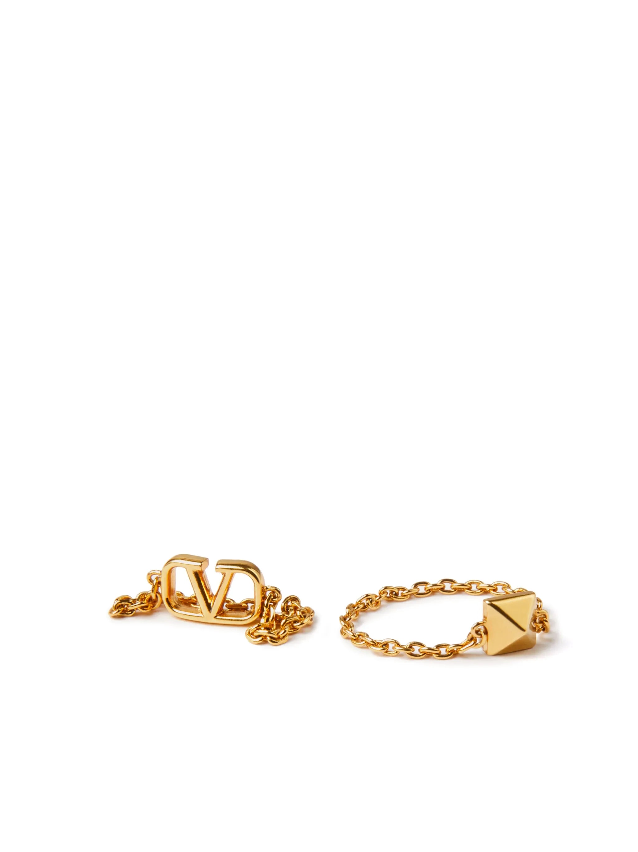 mini VLogo Signature ring (set of two)