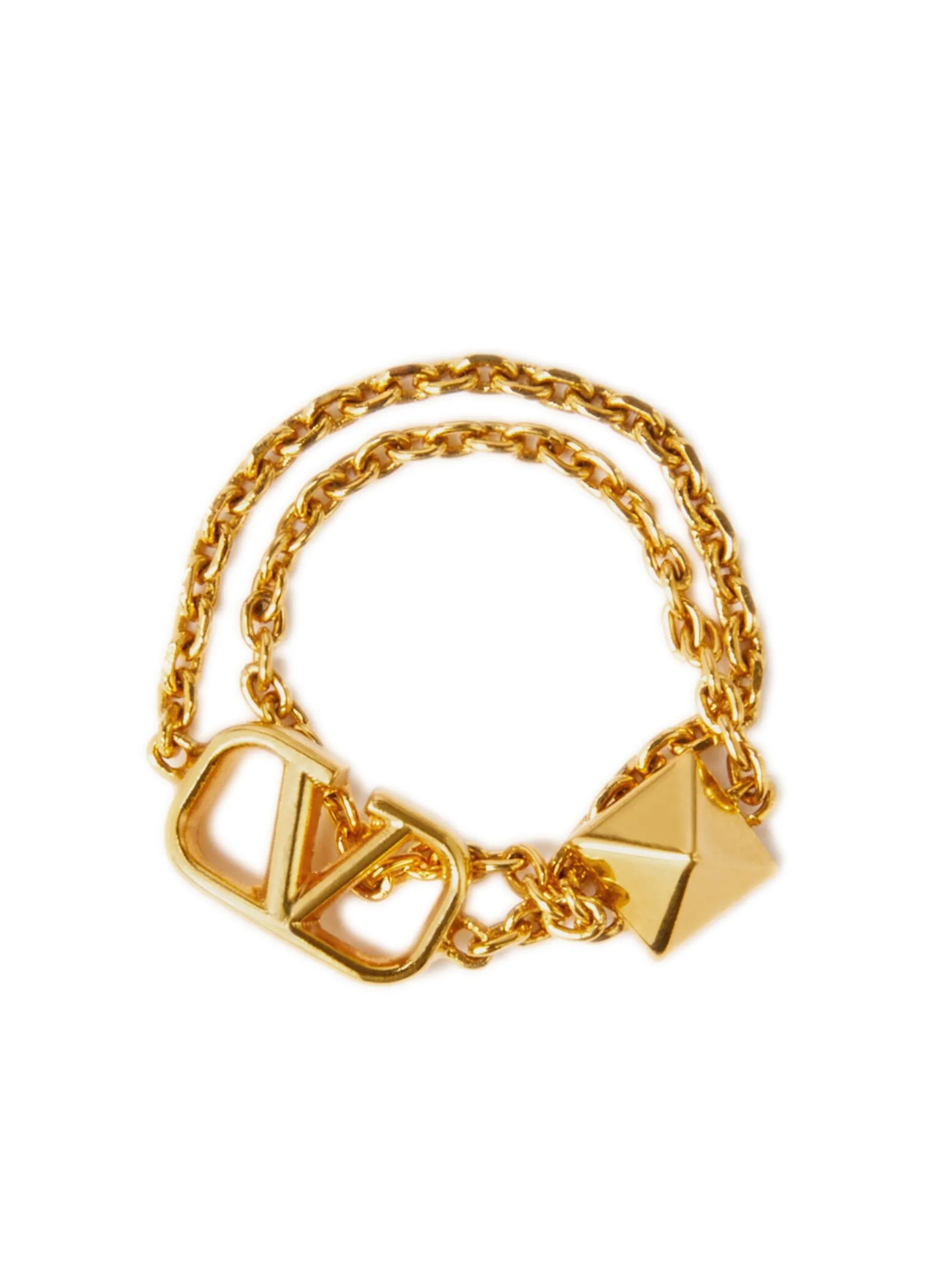 mini VLogo Signature ring (set of two)