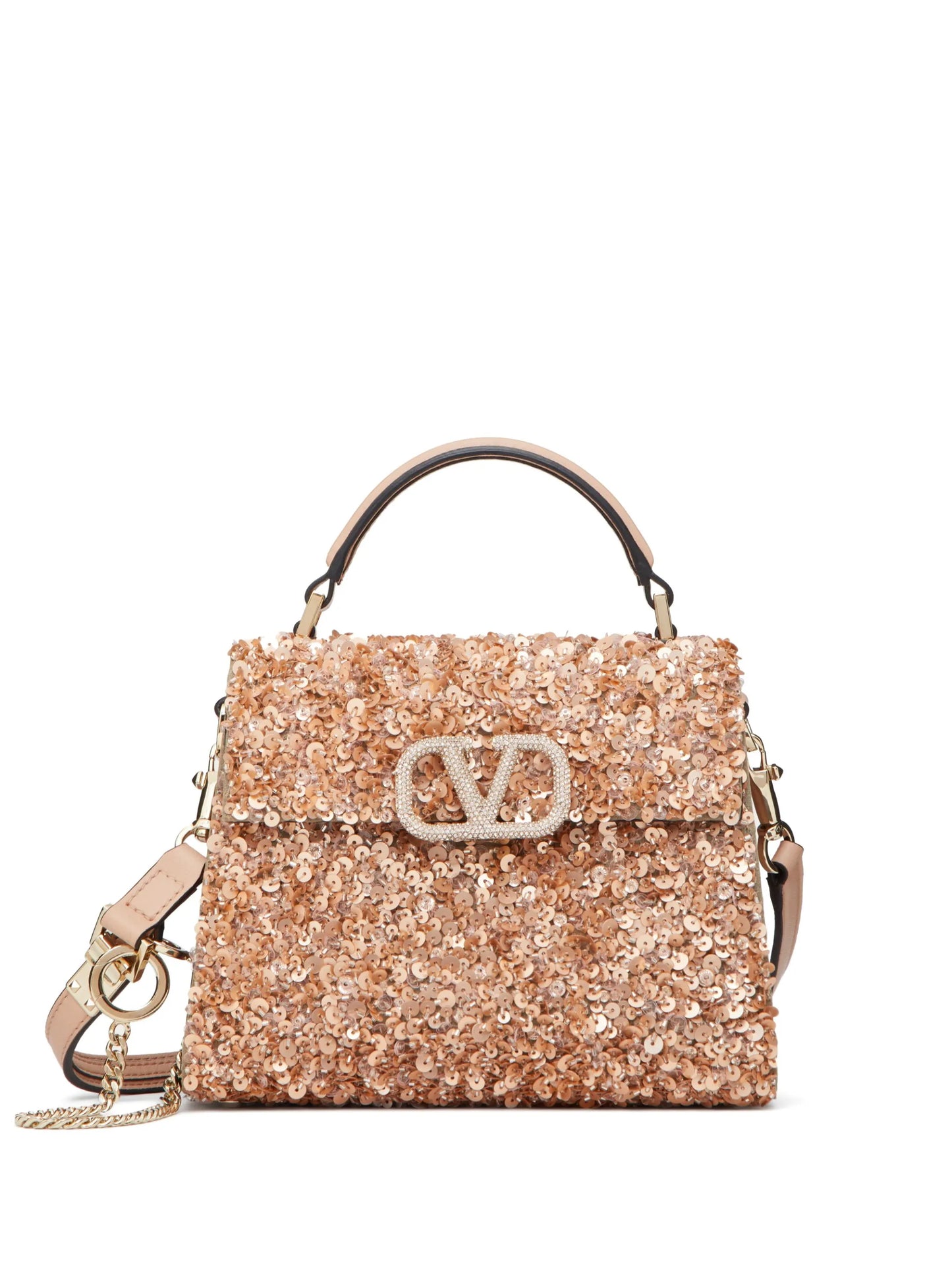 mini VSling embroidered handbag