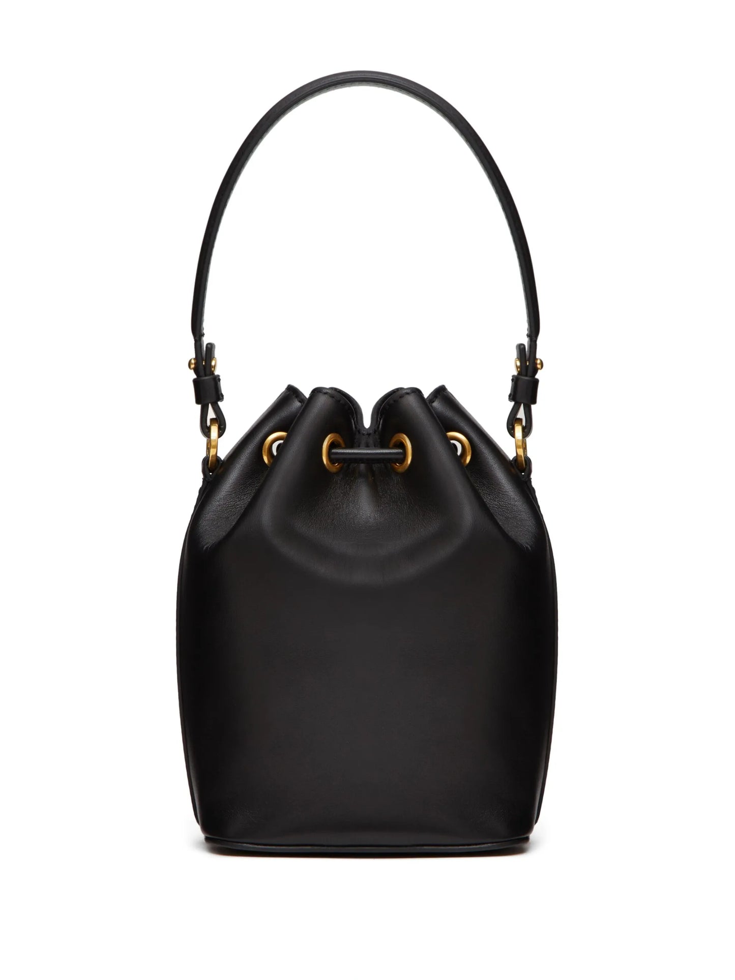 mini VLogo Signature leather bucket bag
