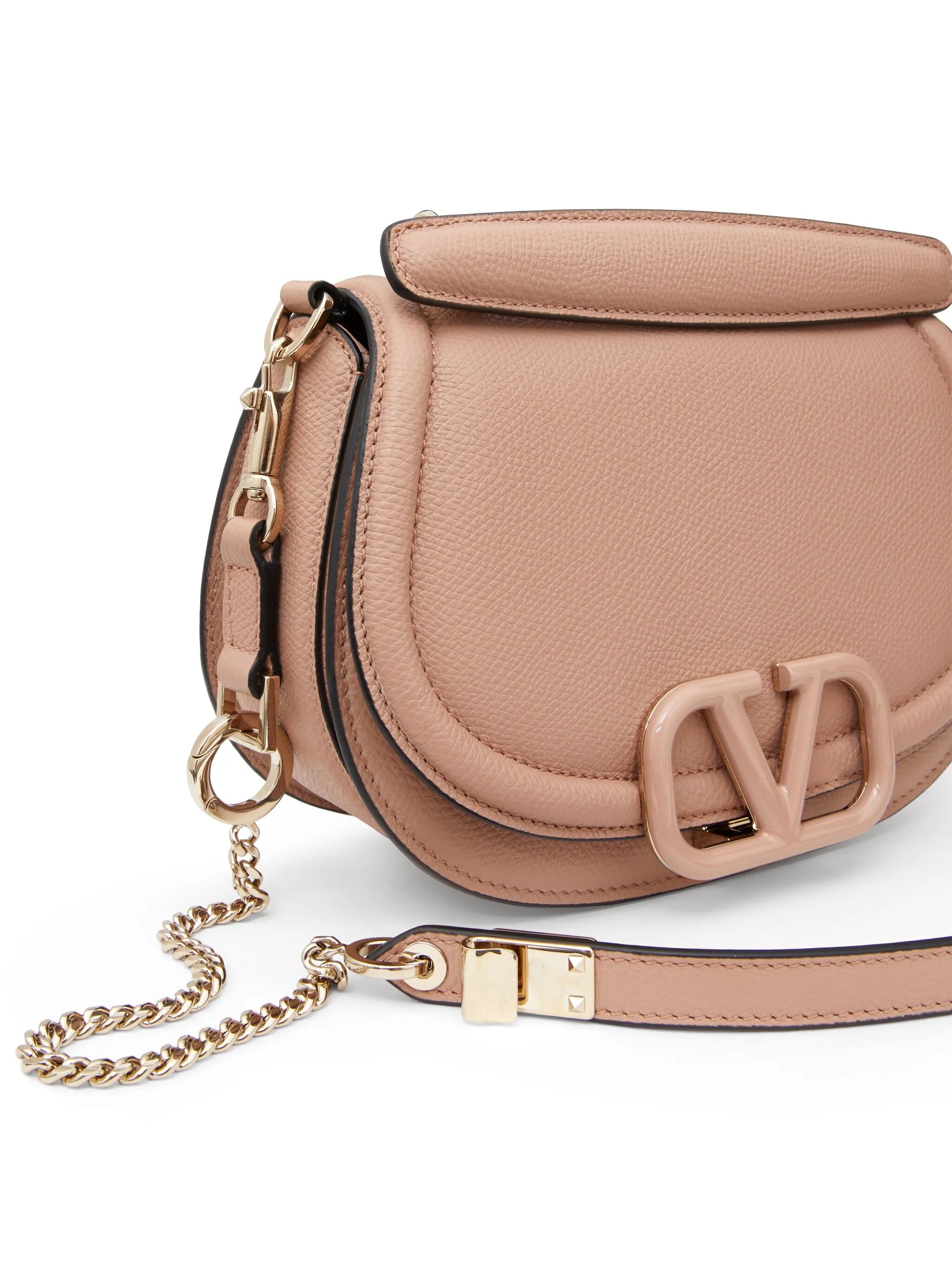 VSling leather shoulder bag