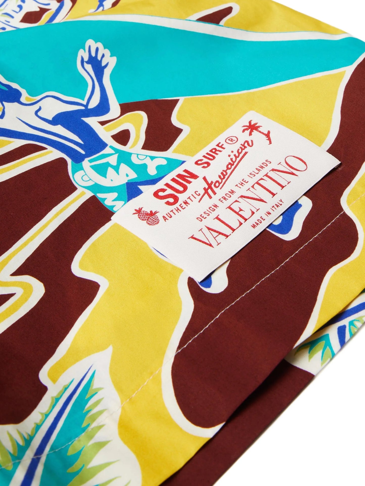 Surf Rider-print bermuda shorts