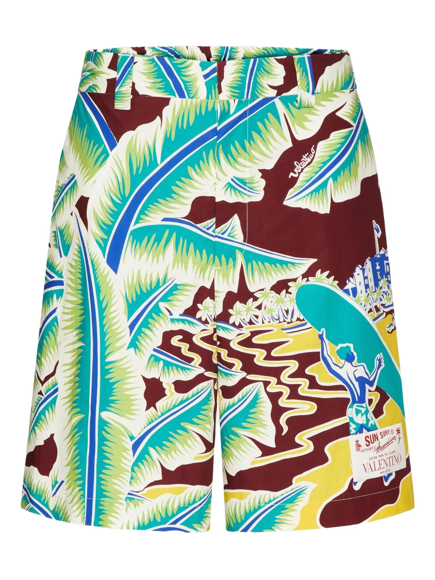 Surf Rider-print bermuda shorts