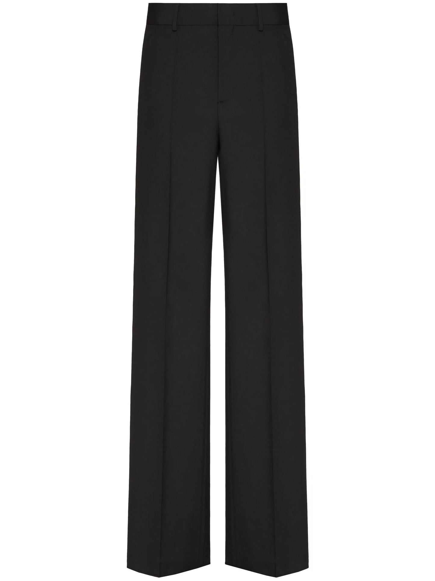 tailored wool trousers