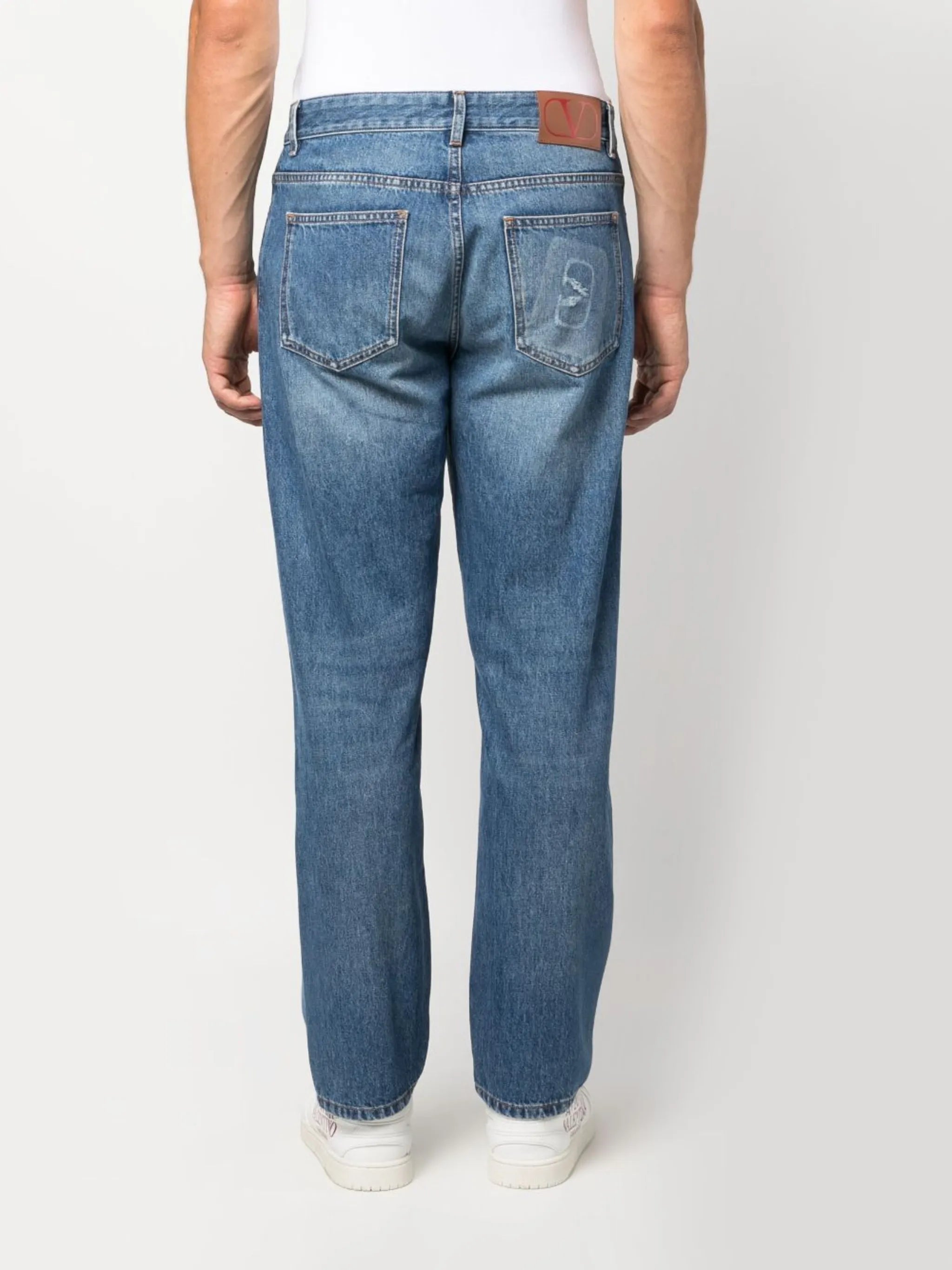 distressed jeans