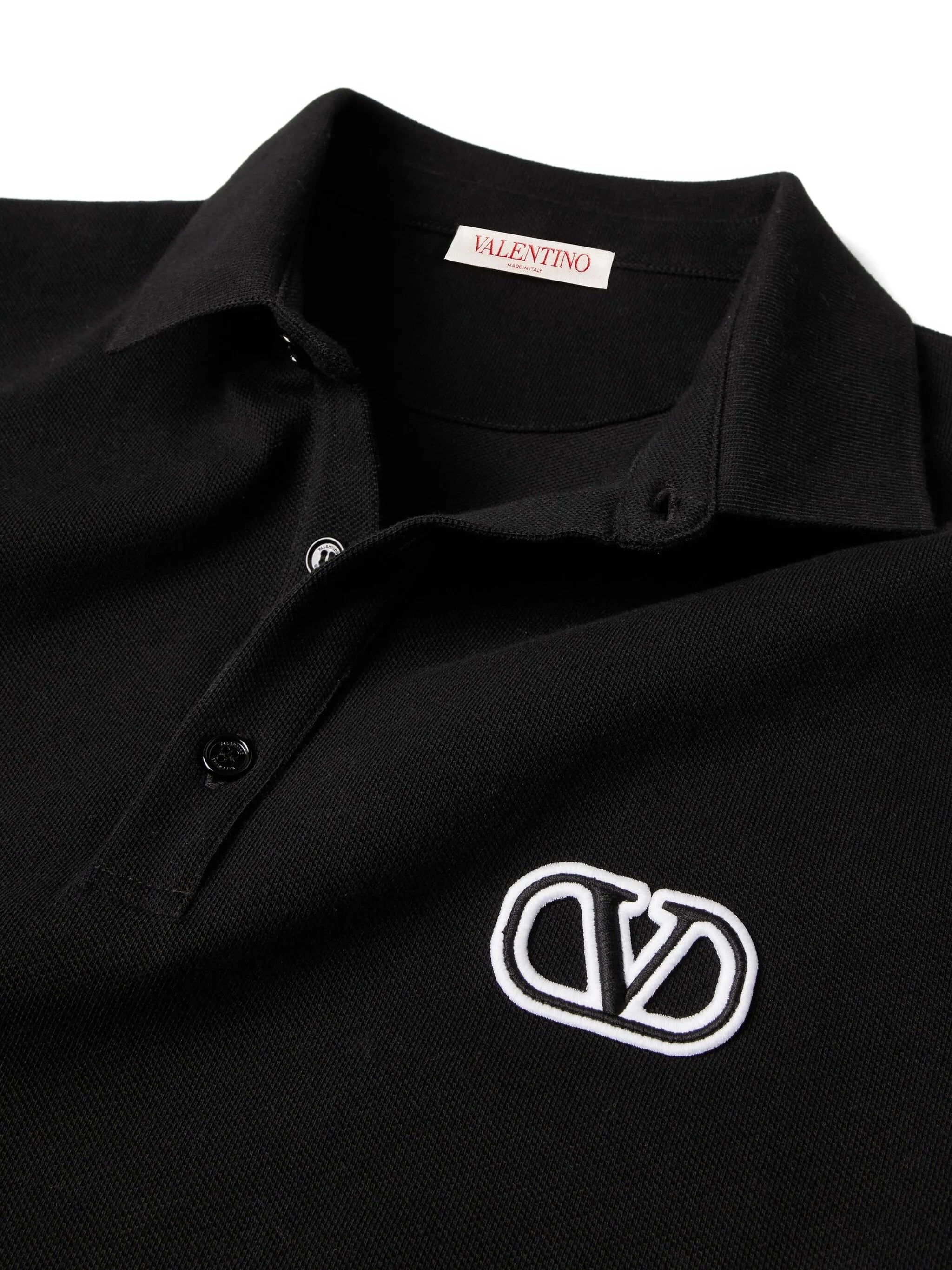 VLogo Signature-patch polo shirt