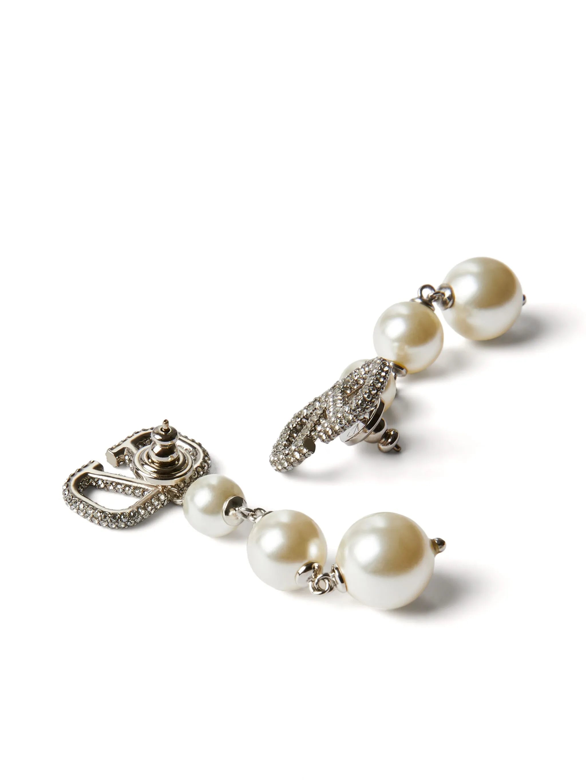 VLogo Signature drop earrings