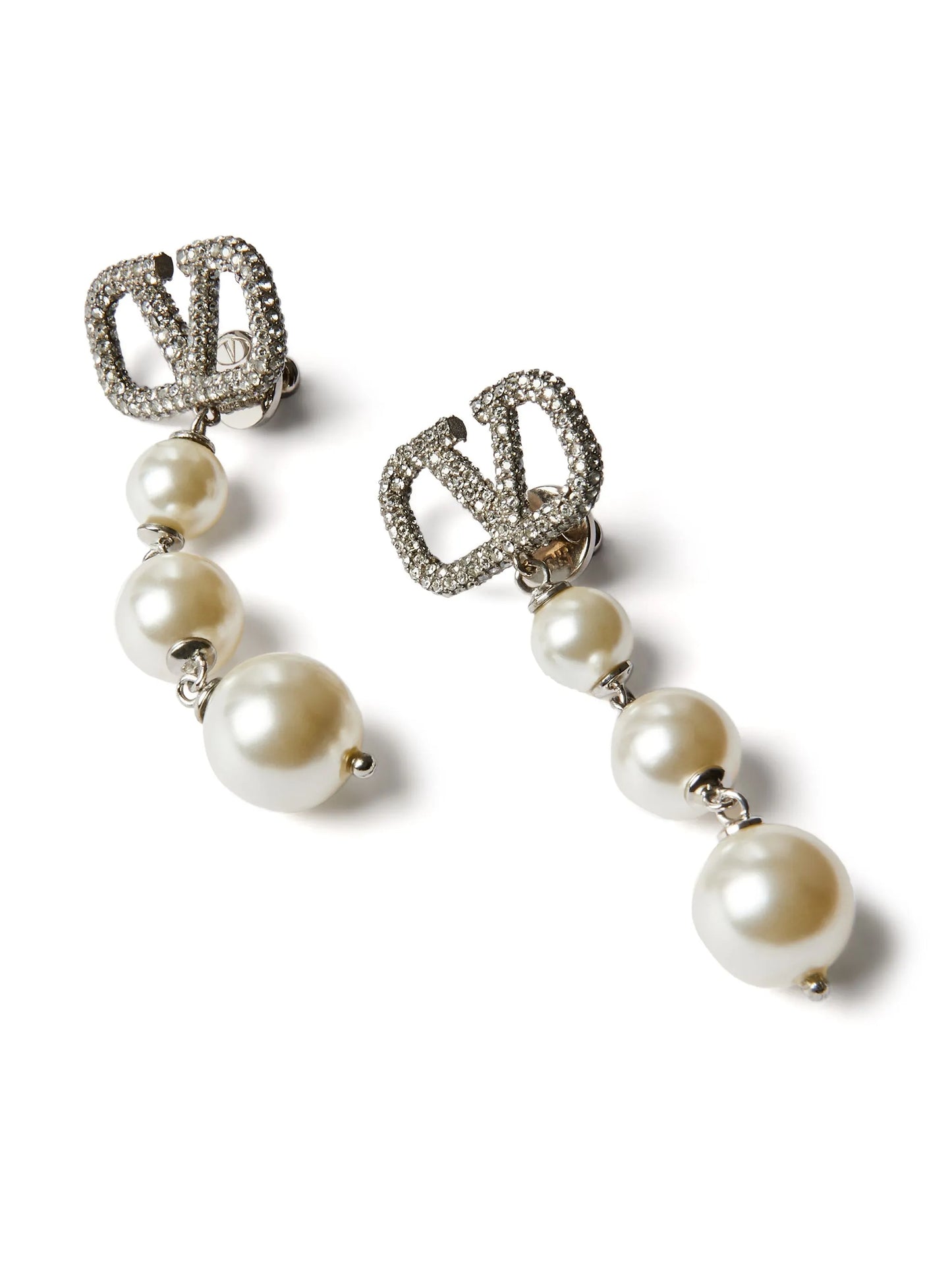 VLogo Signature drop earrings