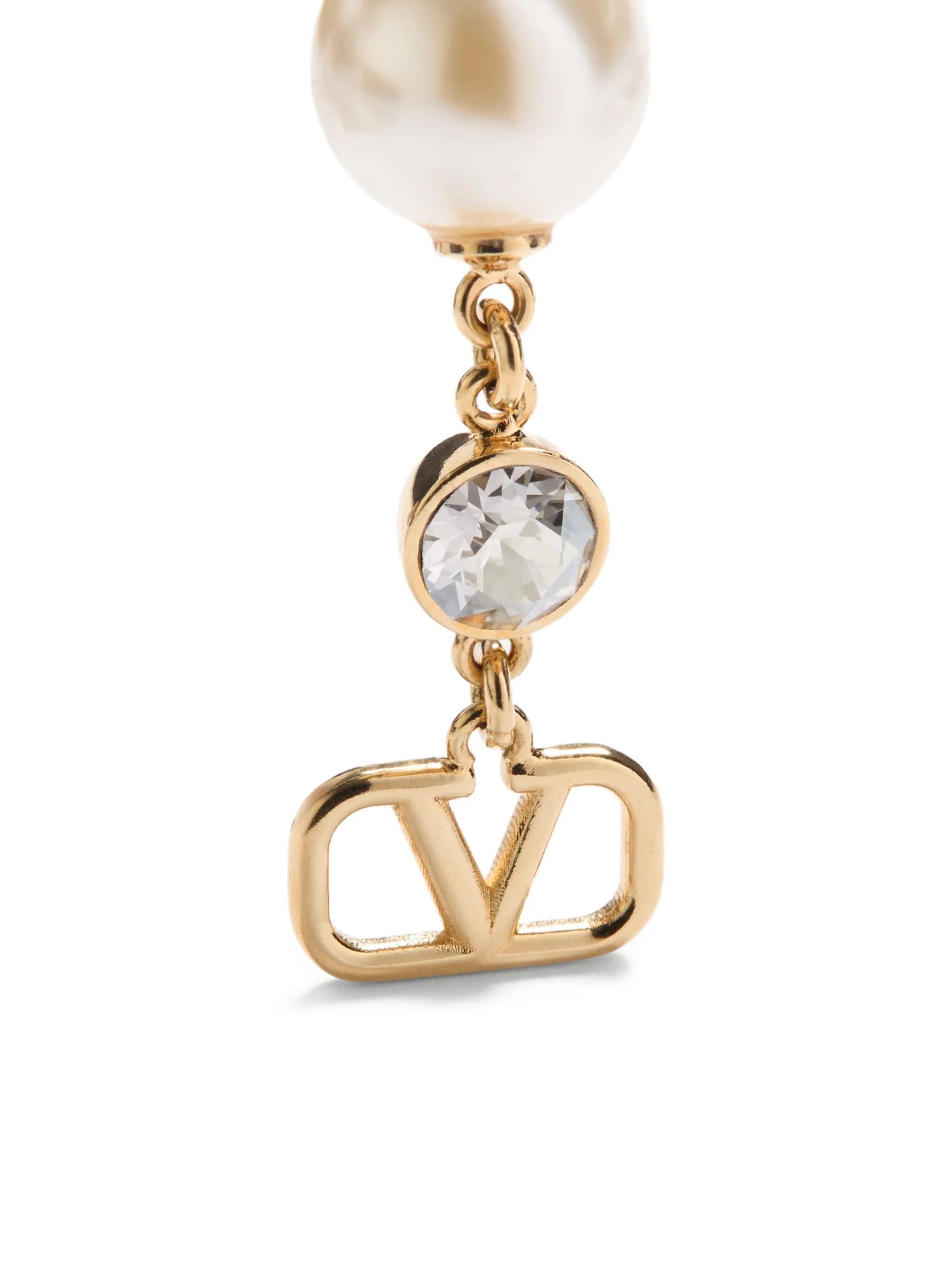 VLogo Signature drop earrings