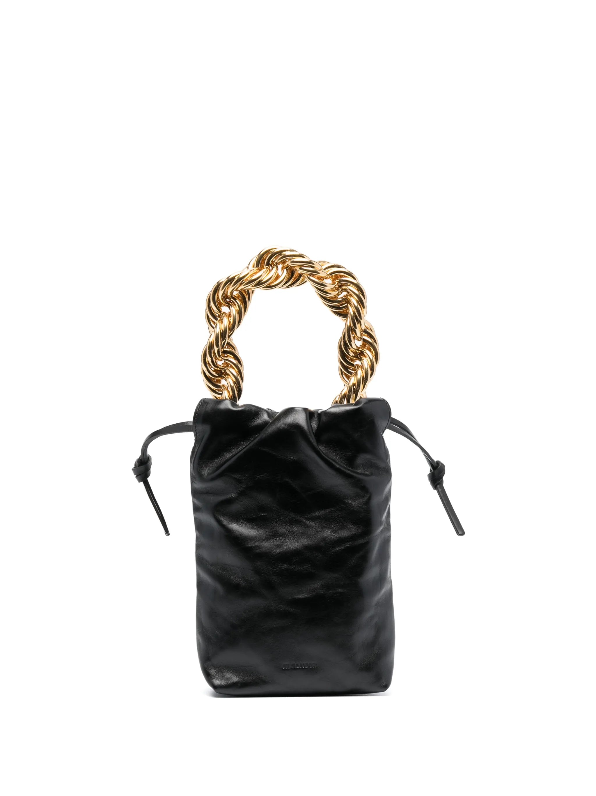 chain-handle bucket bag