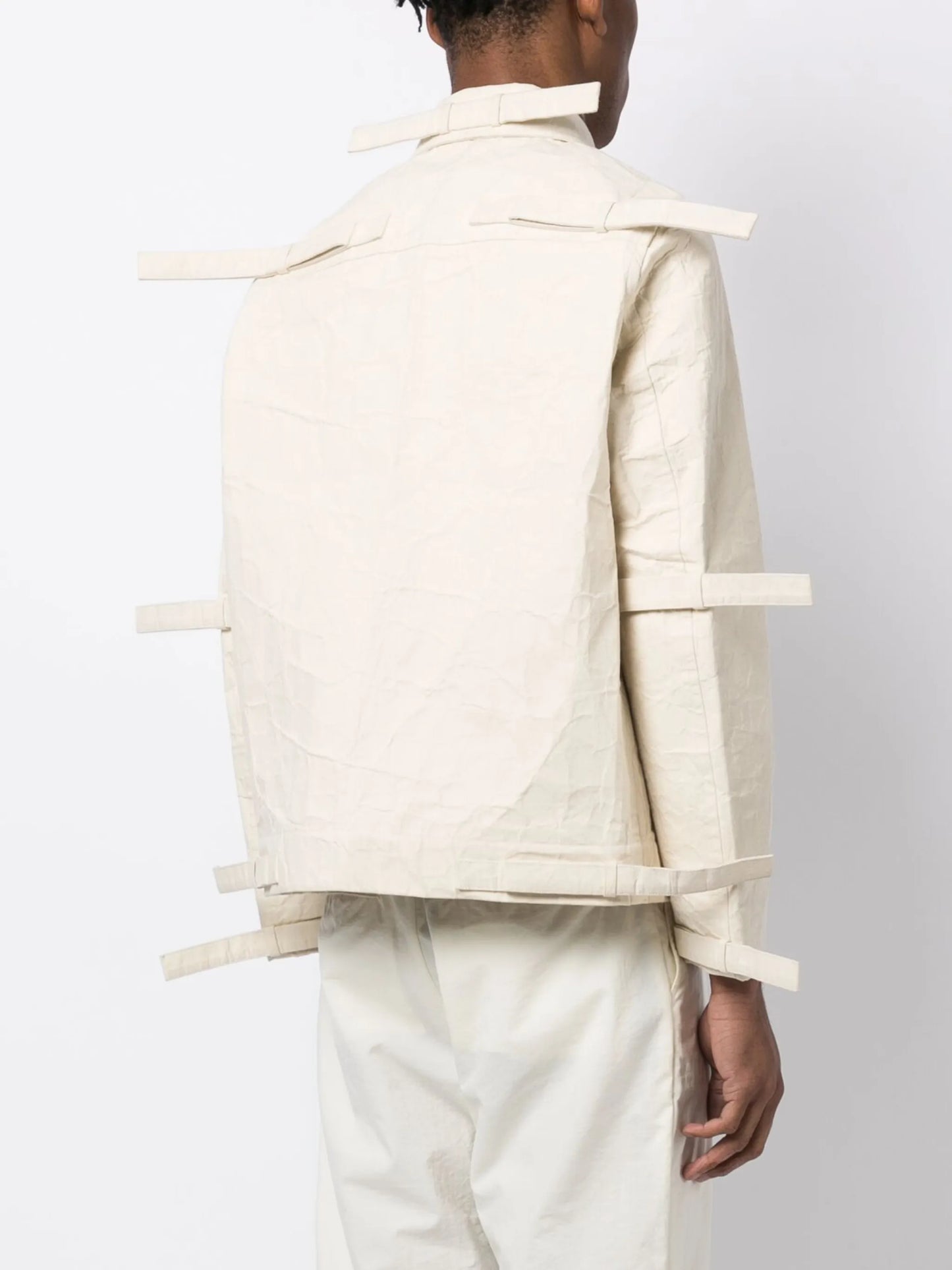Tab eyelet strings jacket
