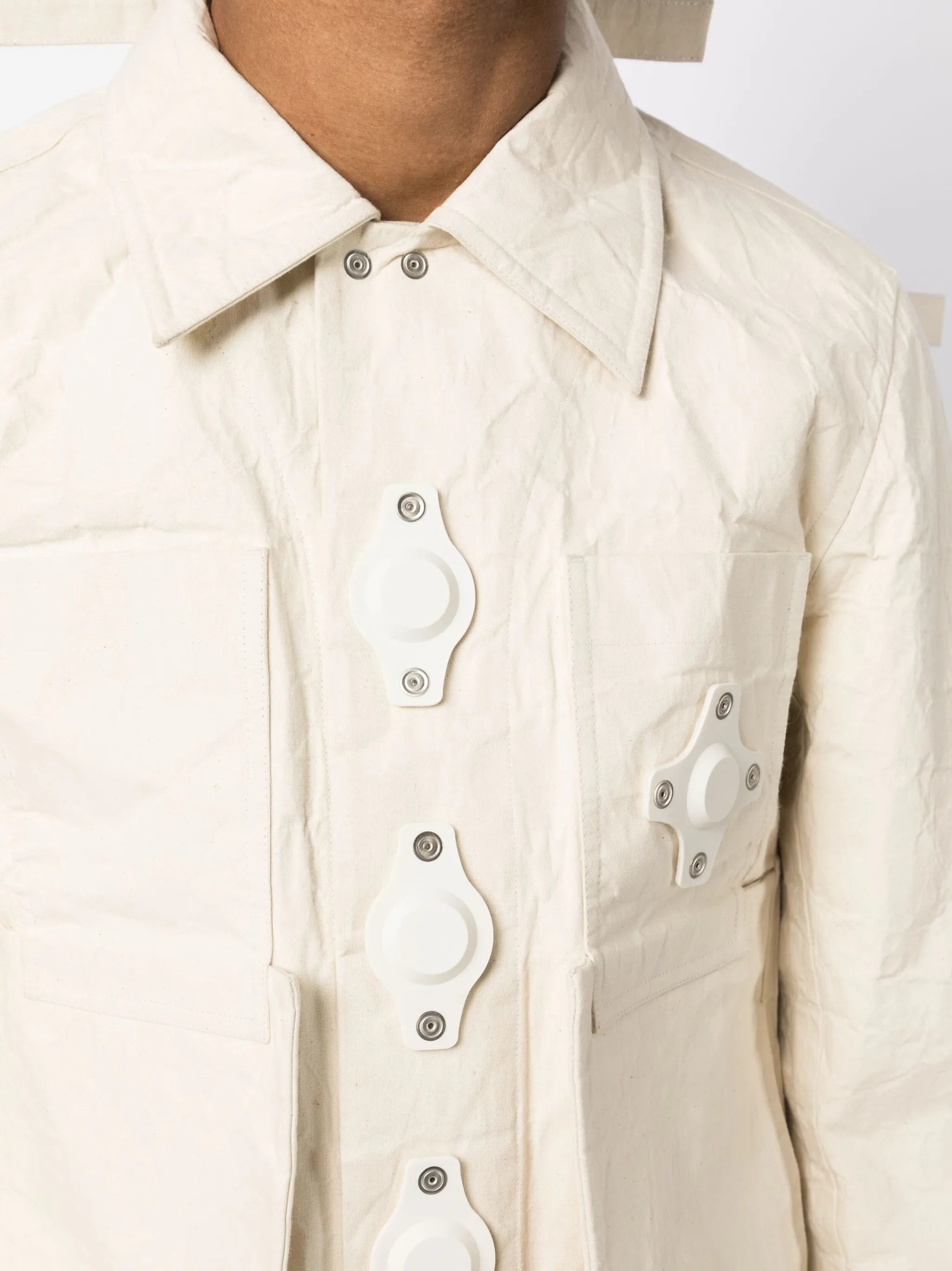 Tab eyelet strings jacket