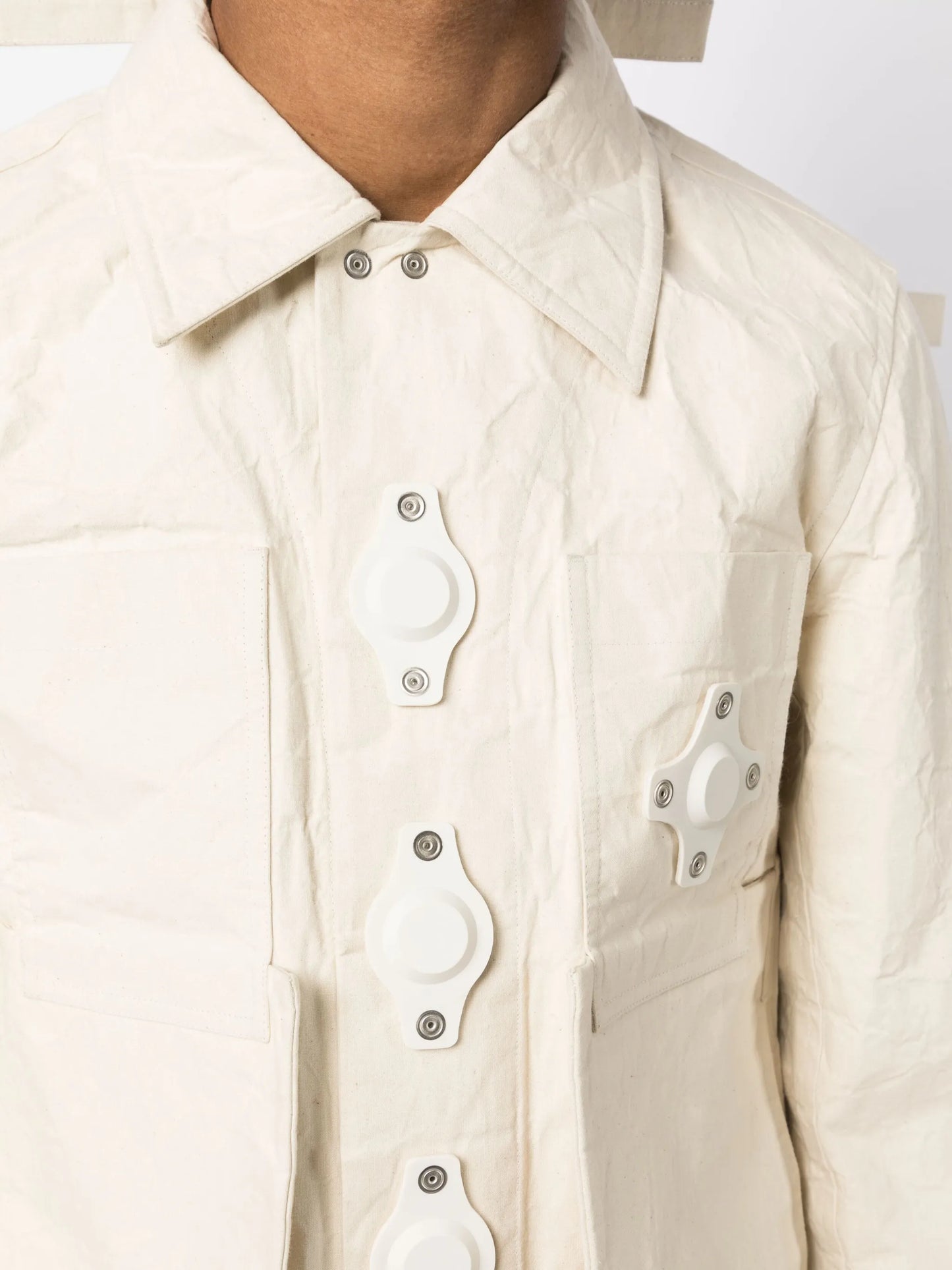 Tab eyelet strings jacket