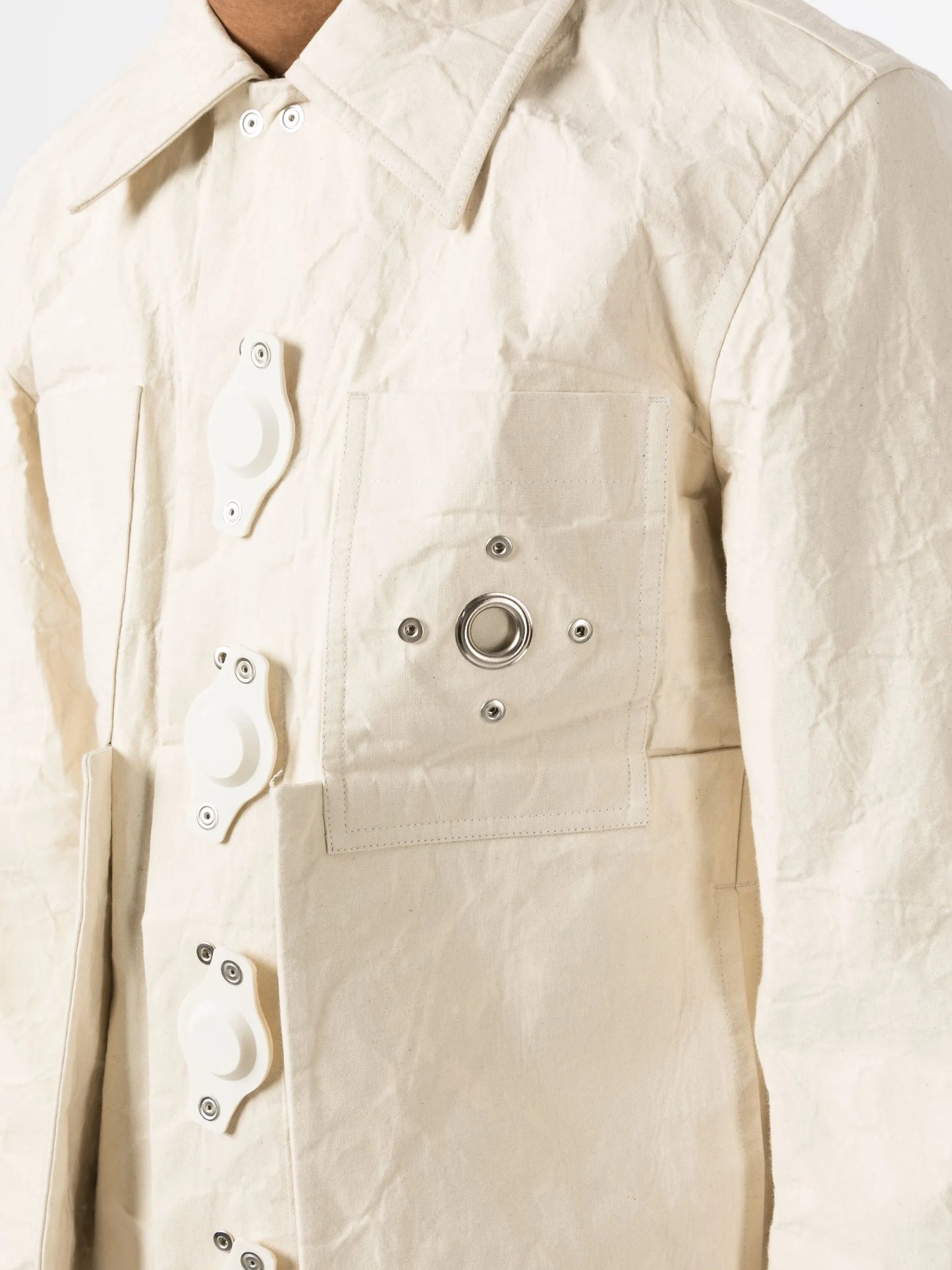 Tab eyelet strings jacket