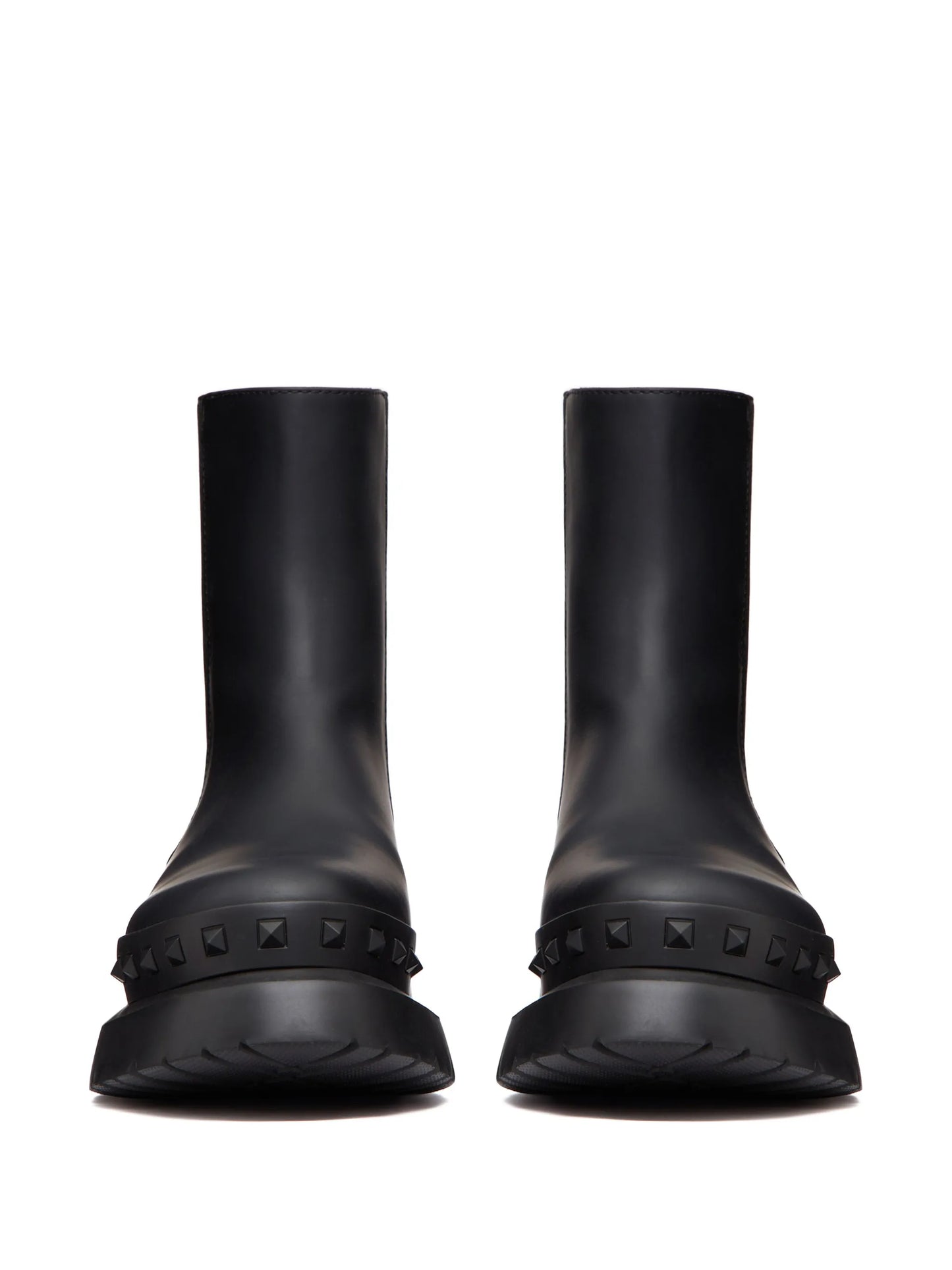 M-Way Rockstud leather ankle boots