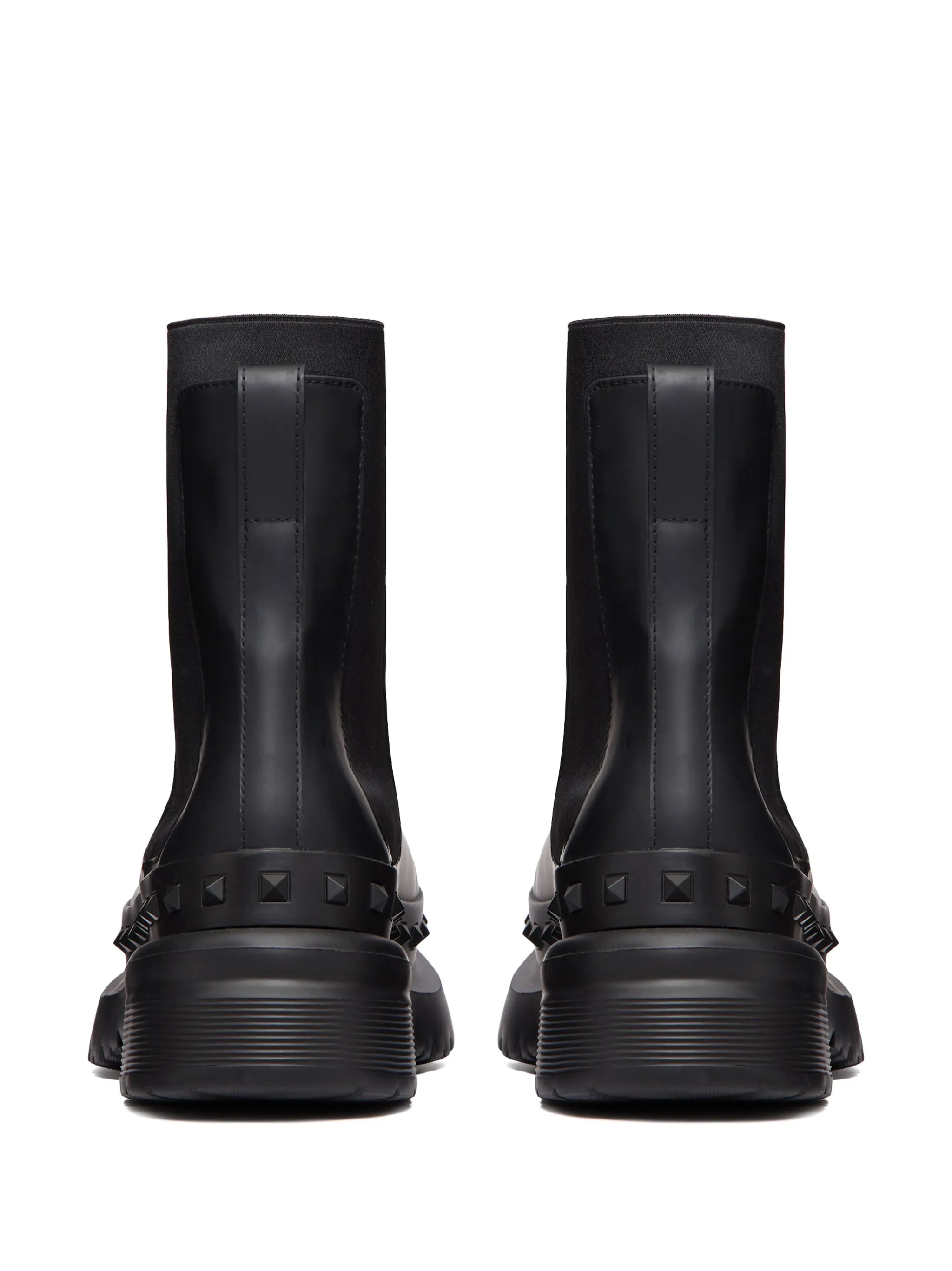 M-Way Rockstud leather ankle boots