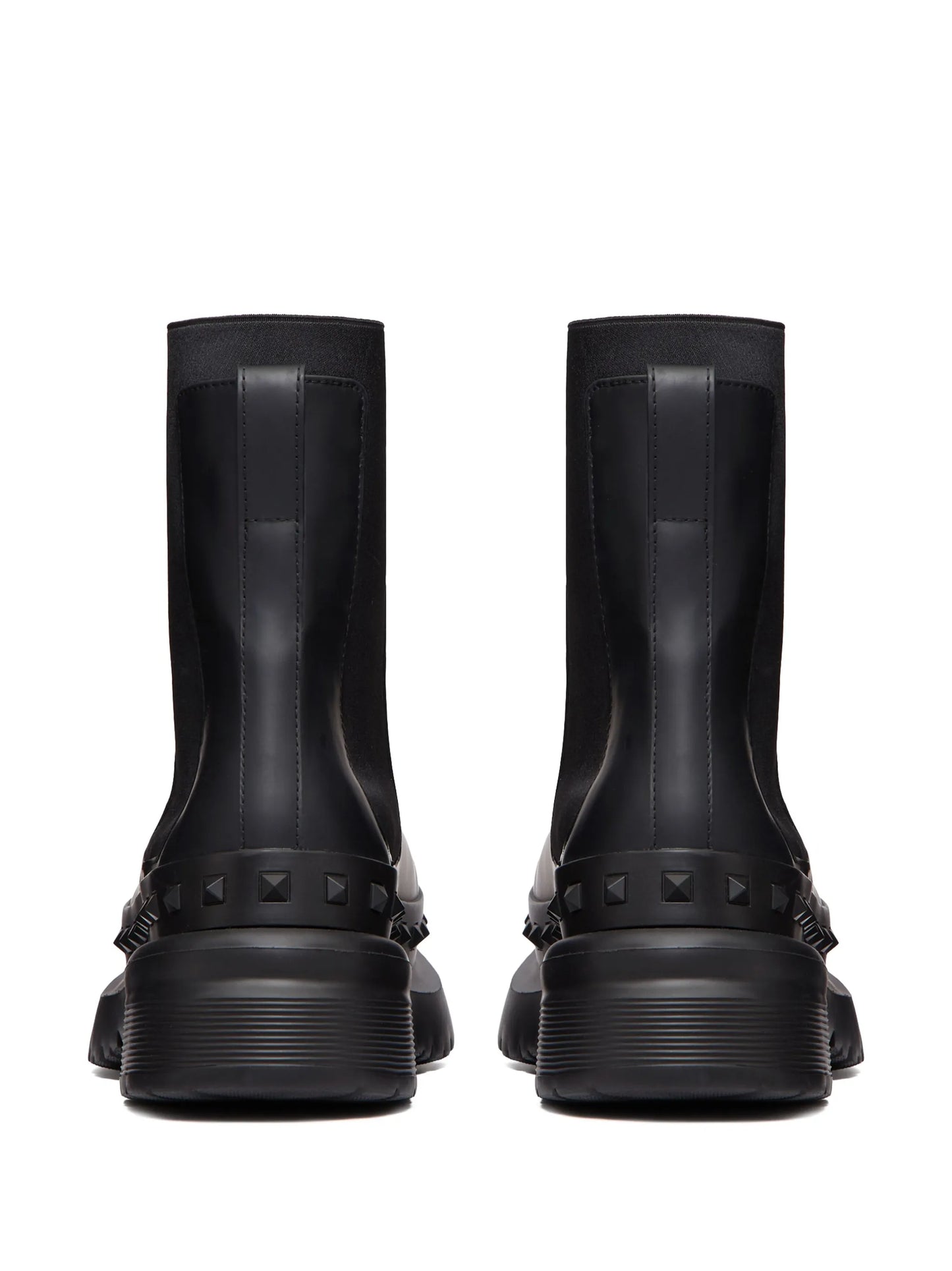 M-Way Rockstud leather ankle boots