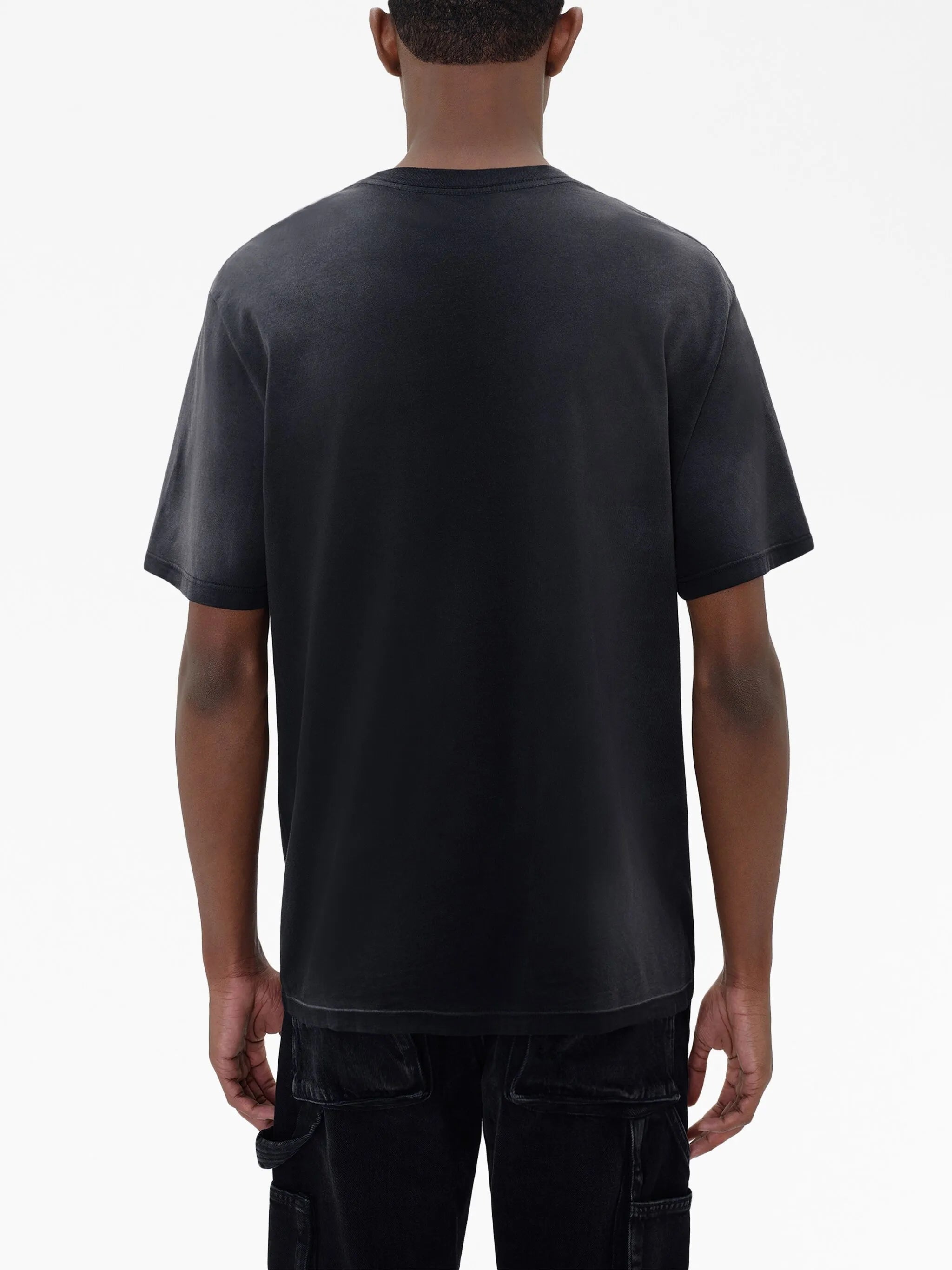 logo bar-print T-shirt