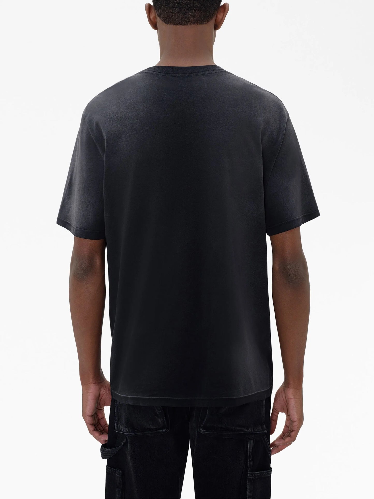 logo bar-print T-shirt