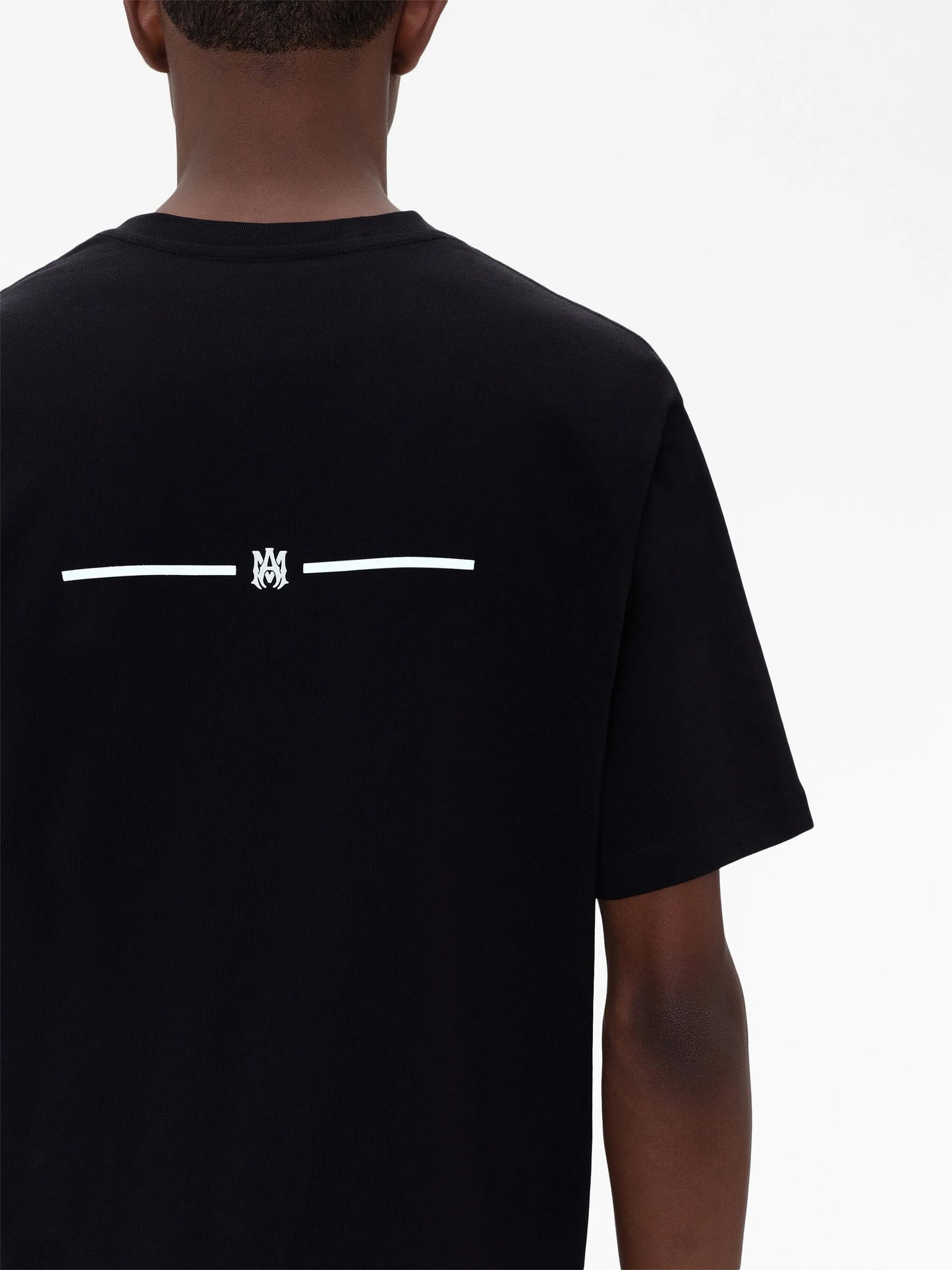 monogram print T-shirt