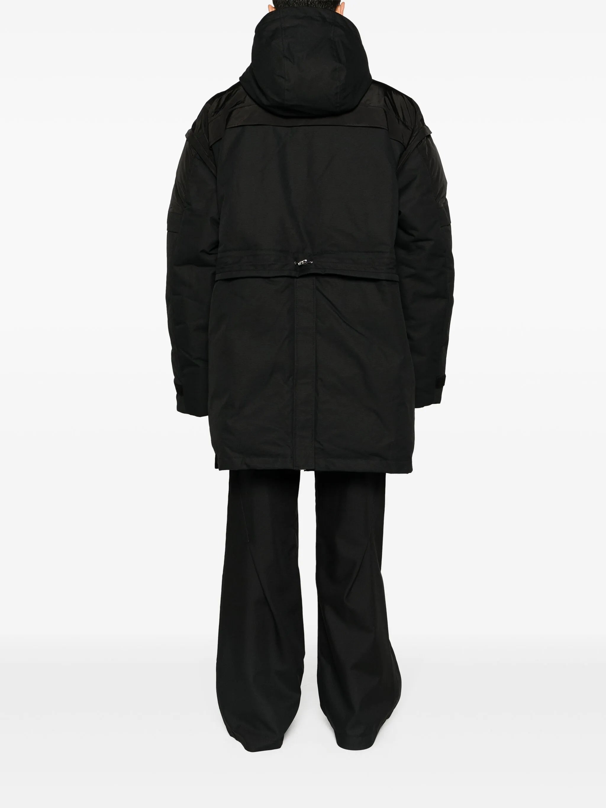 Elementary detachable-panels canvas jacket