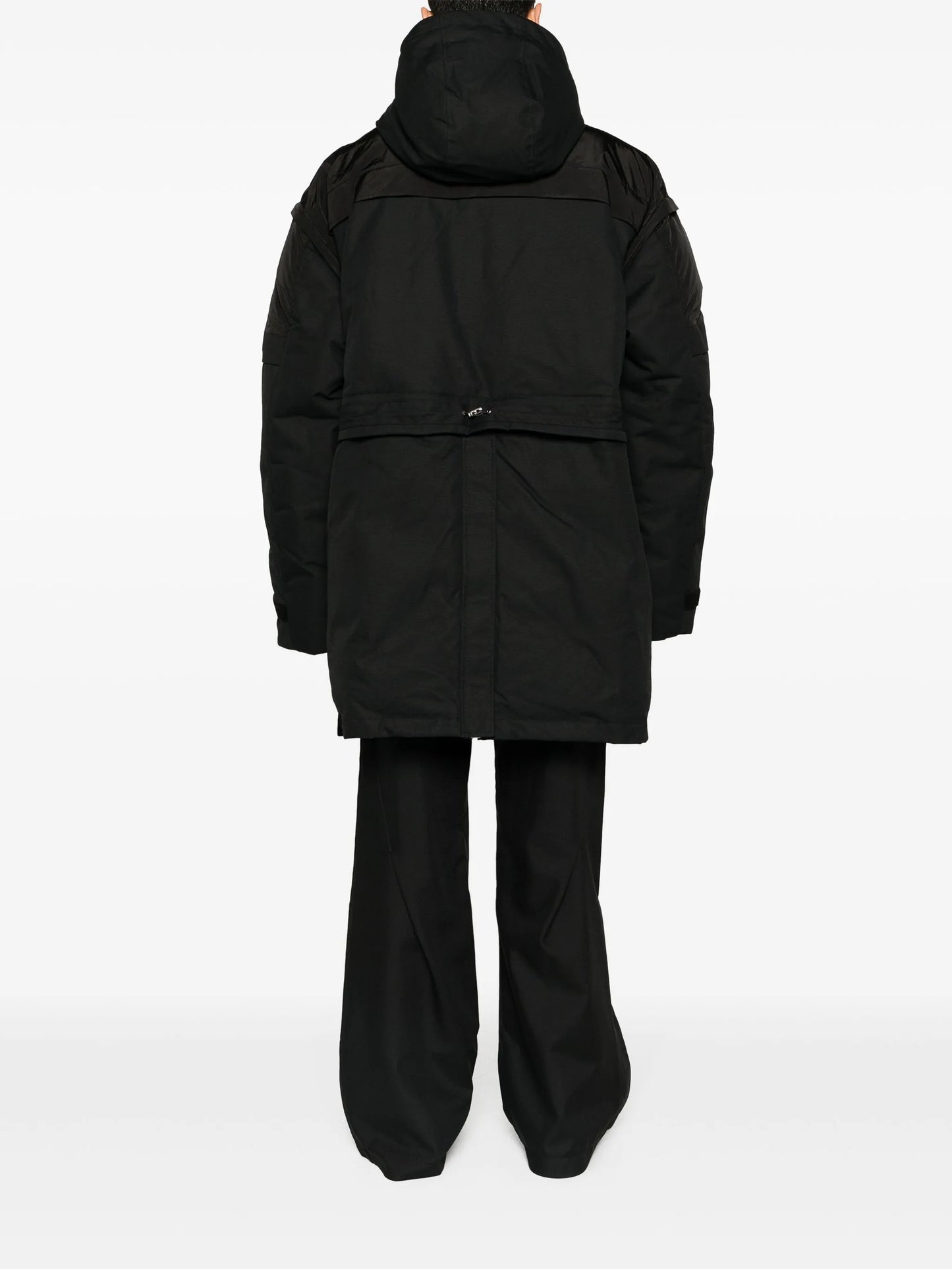 Elementary detachable-panels canvas jacket