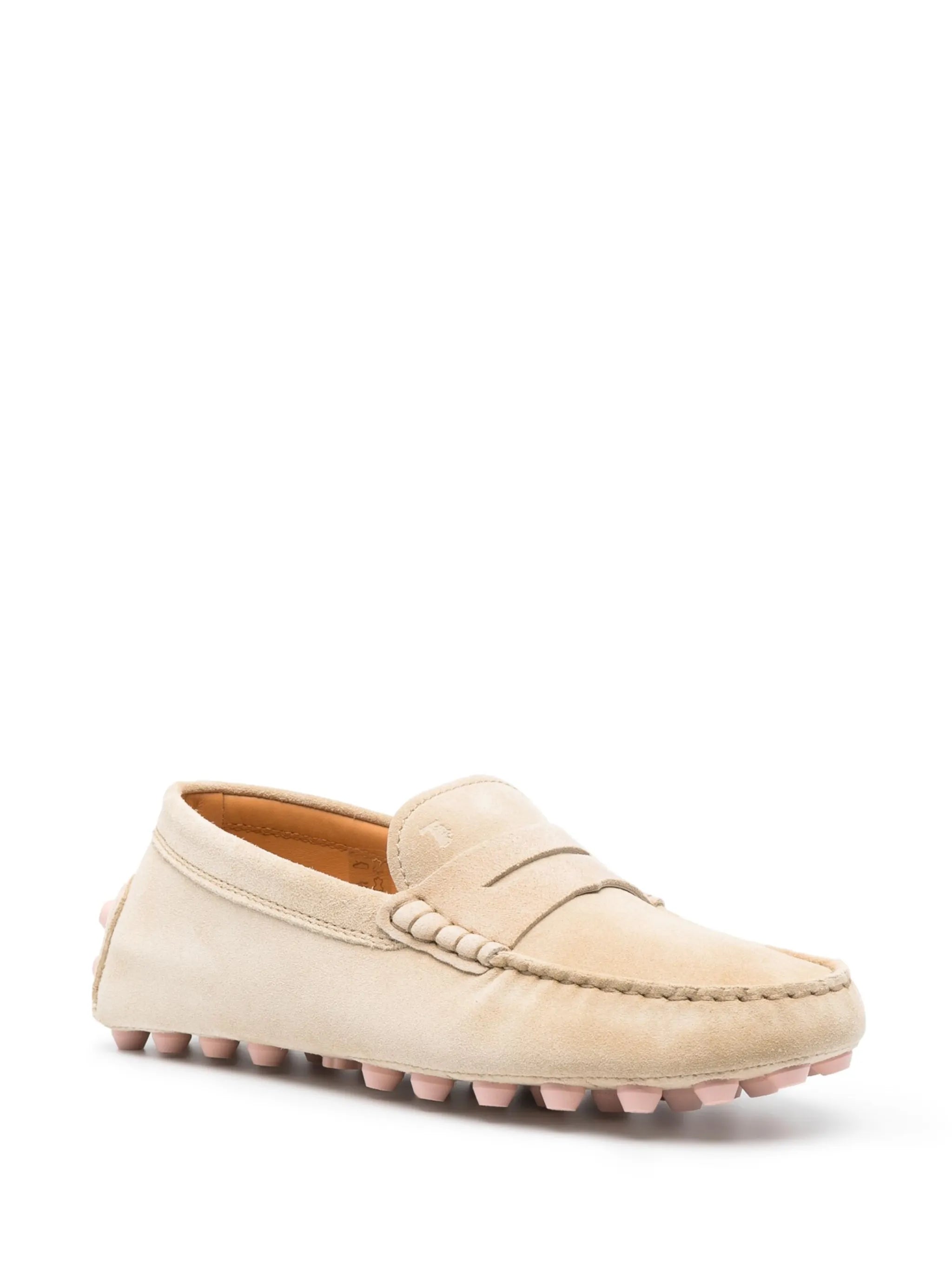 almond-toe loafers