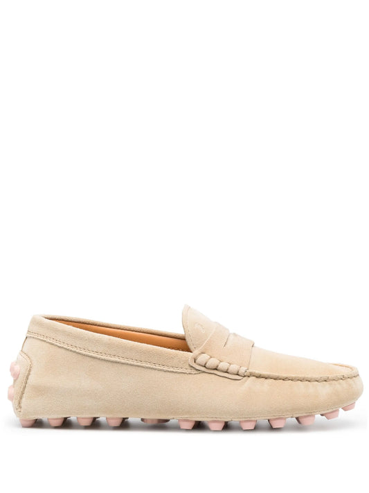 almond-toe loafers