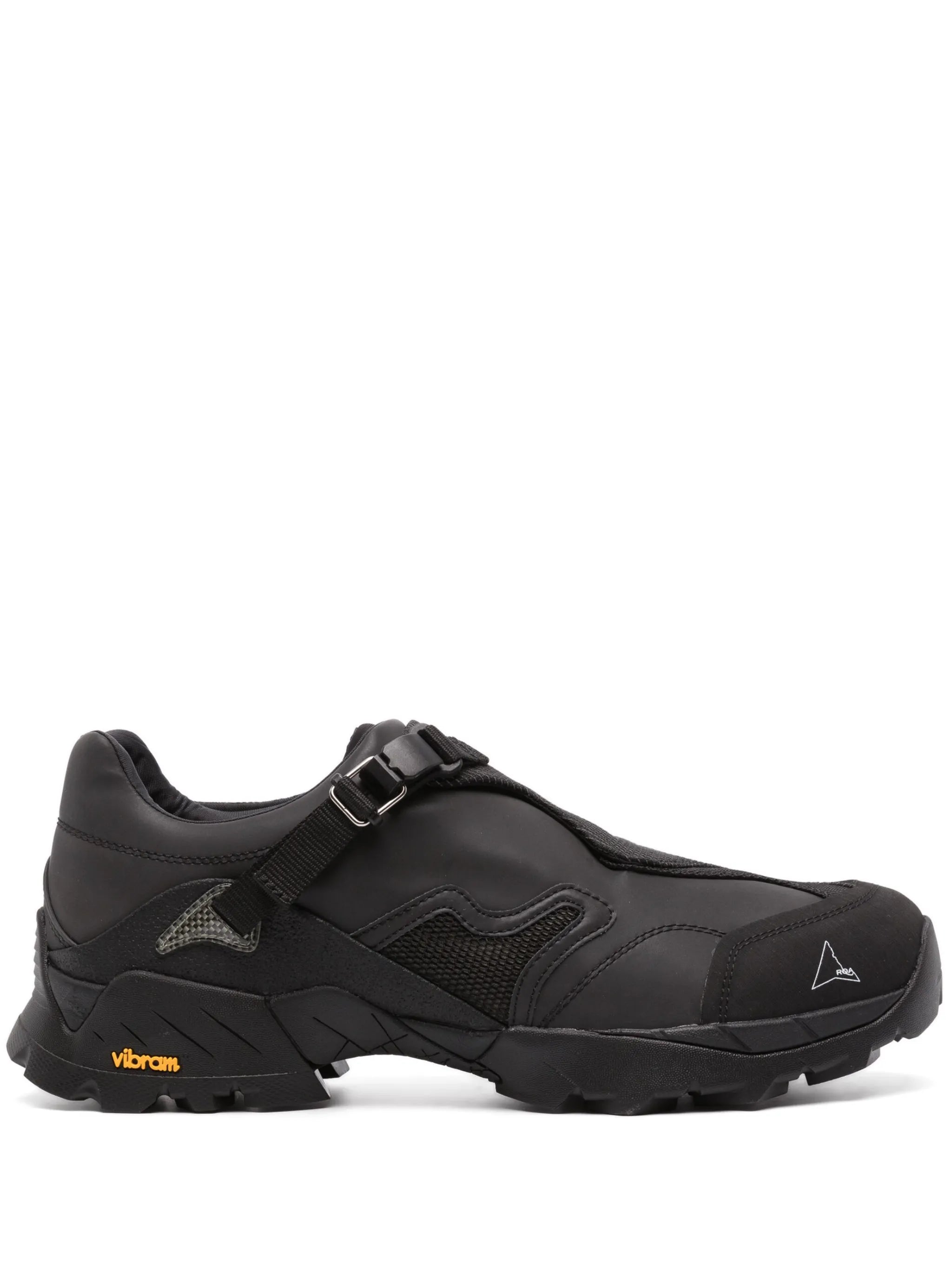 Minaar panelled buckle sneakers