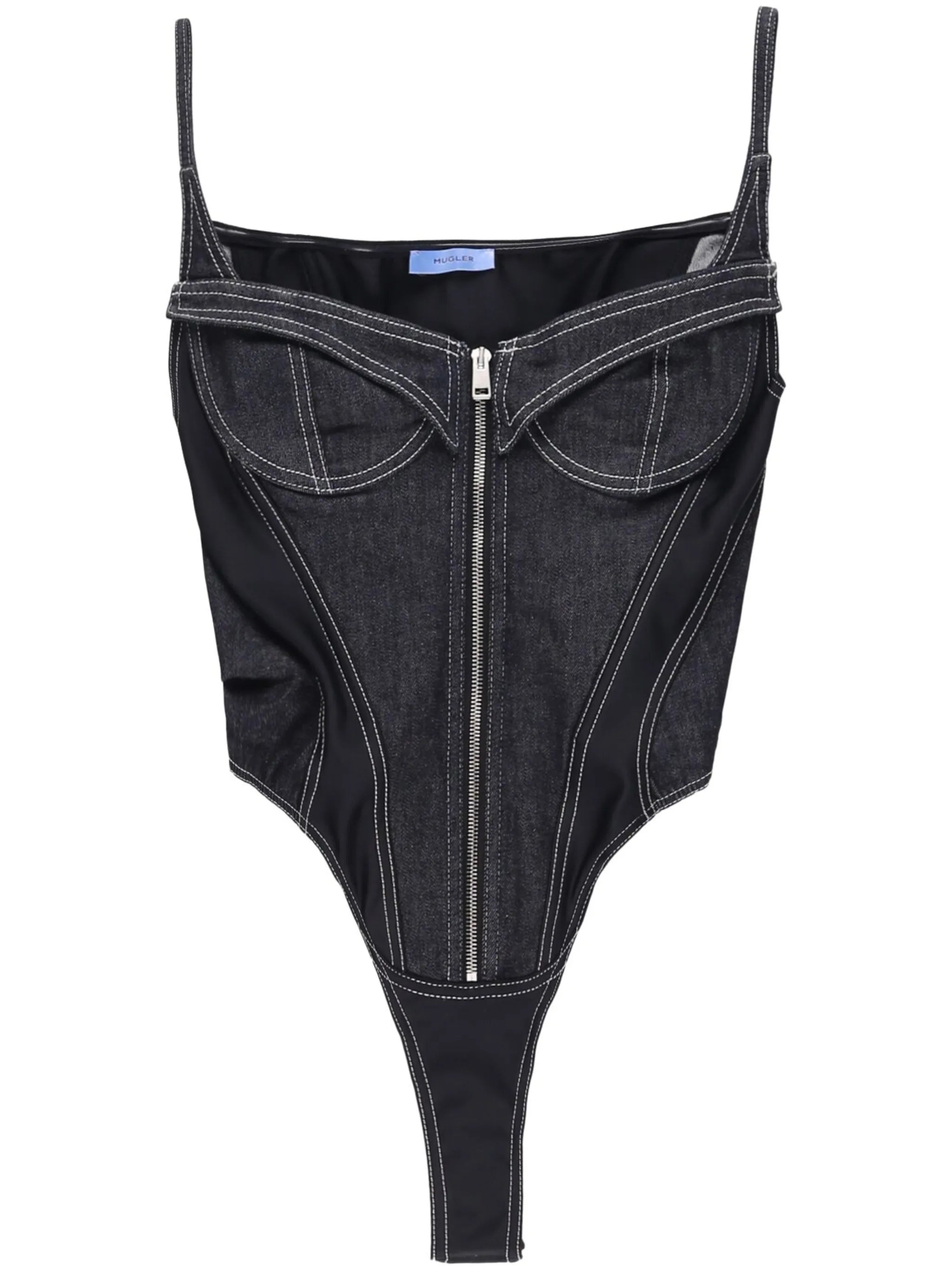 denim corset top