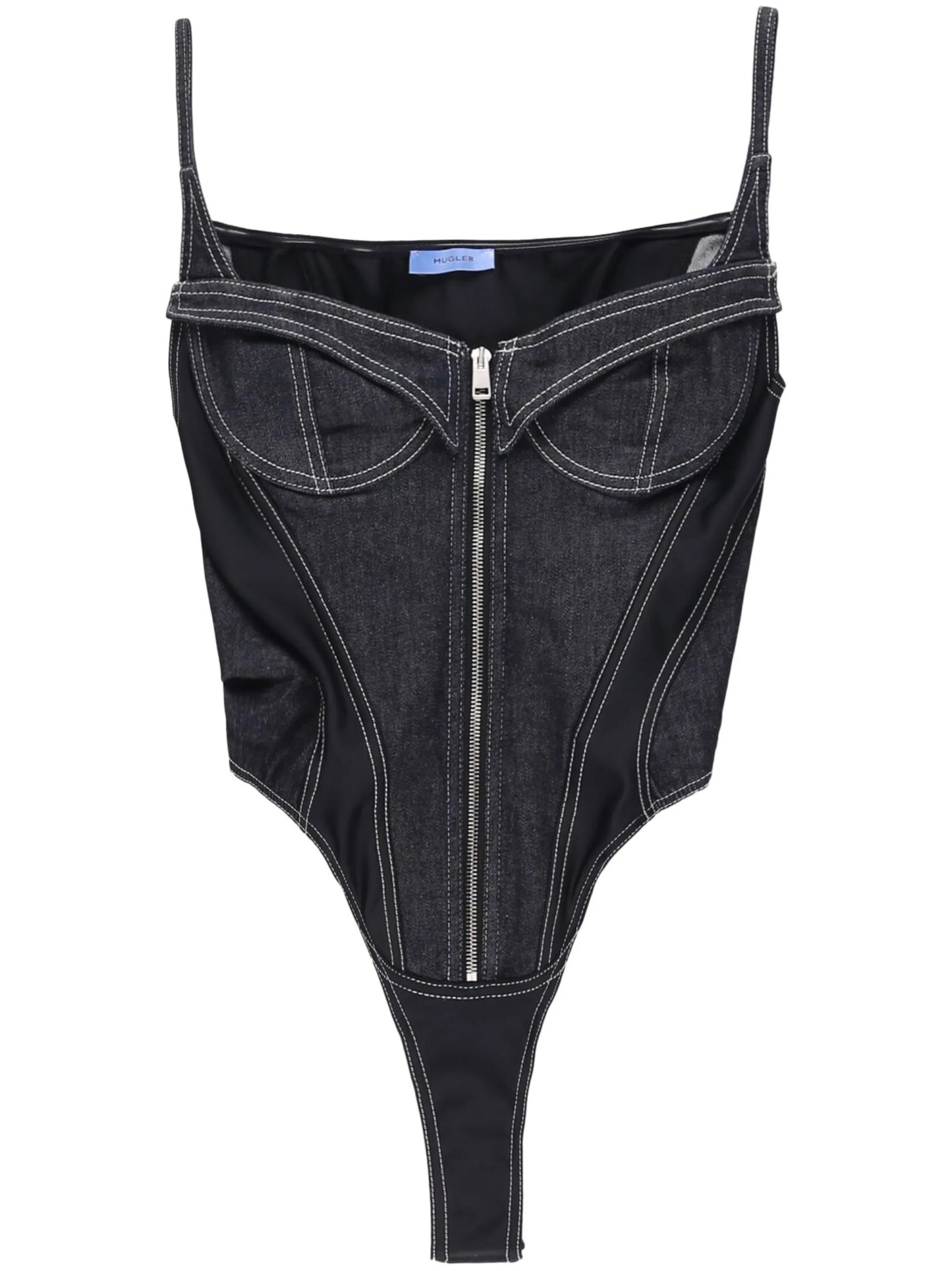 denim corset top