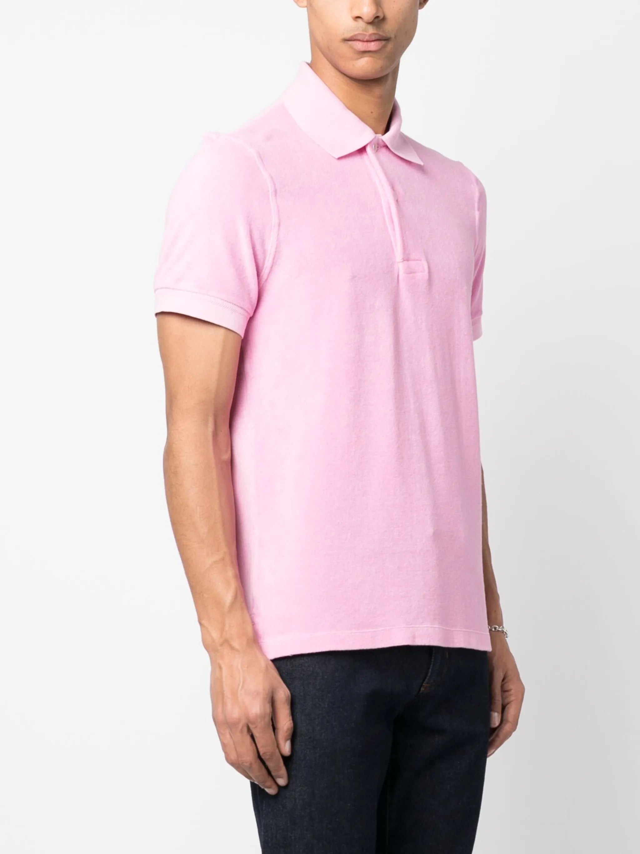 brushed cotton polo shirt