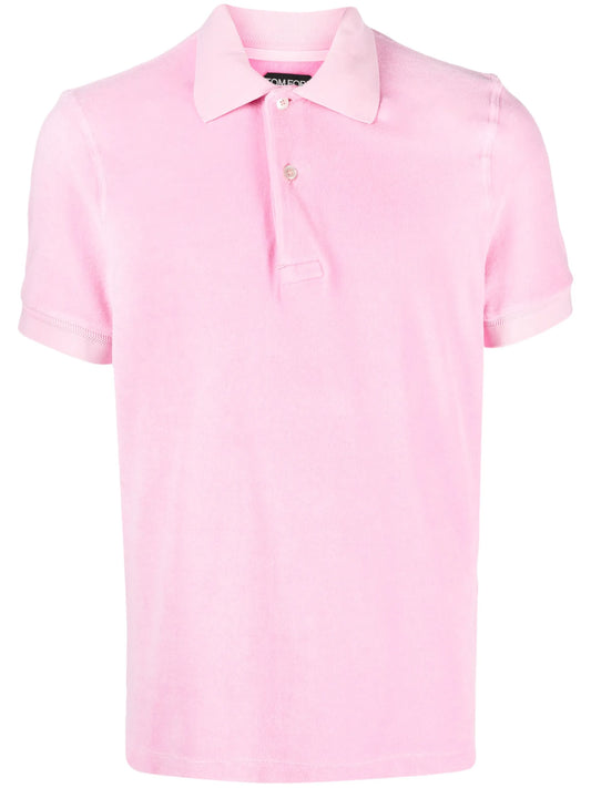 brushed cotton polo shirt