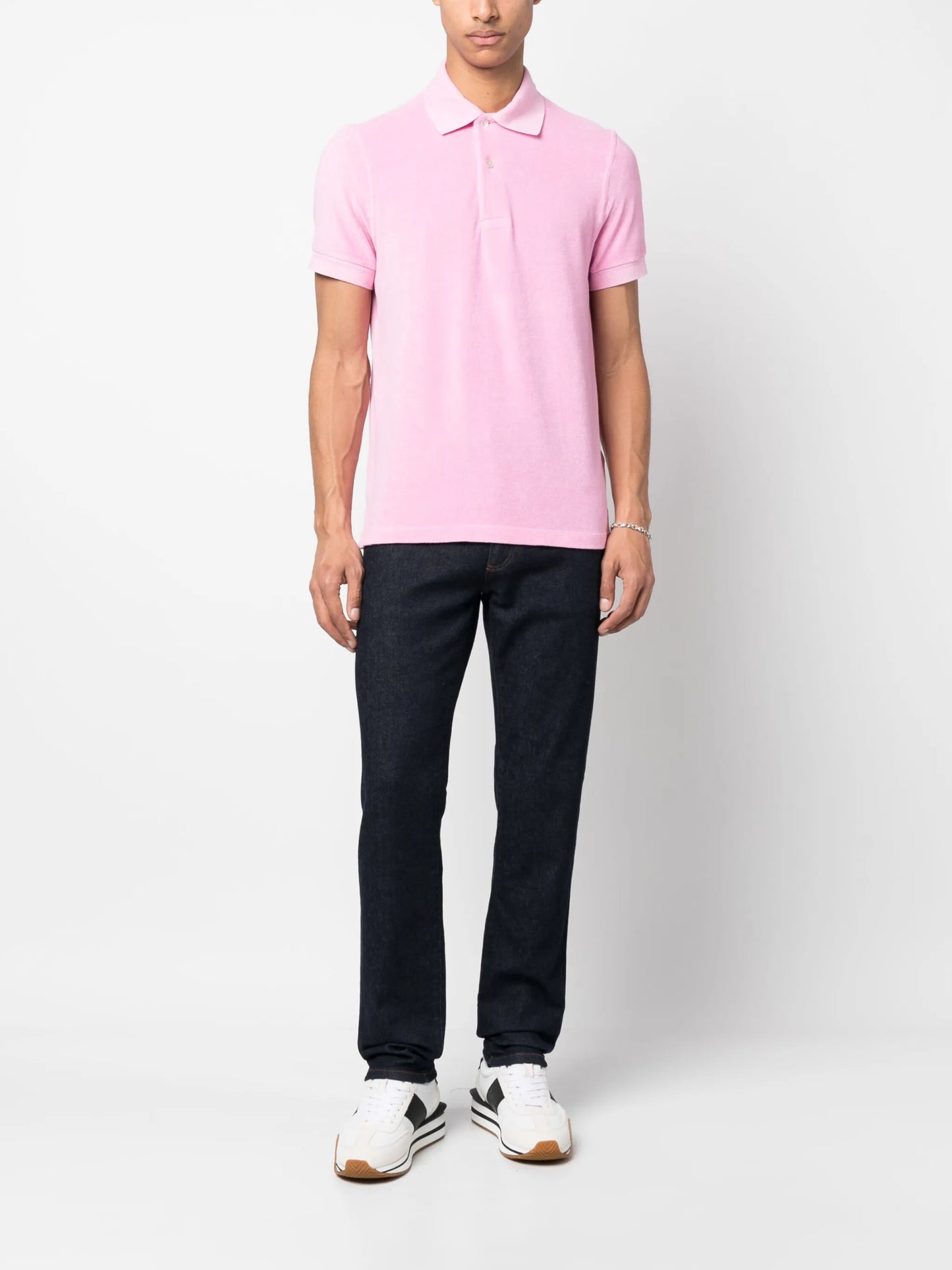 brushed cotton polo shirt