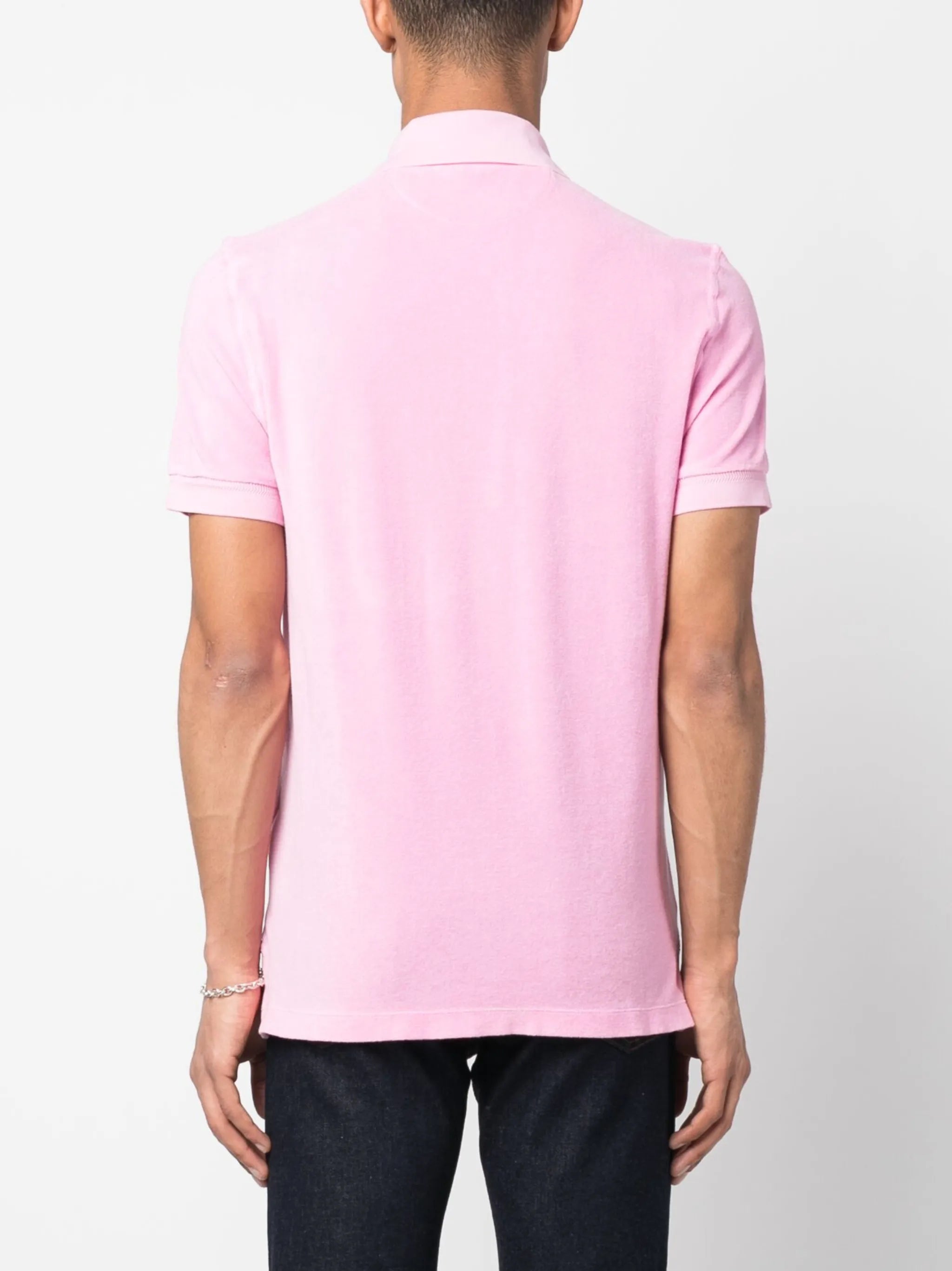 brushed cotton polo shirt