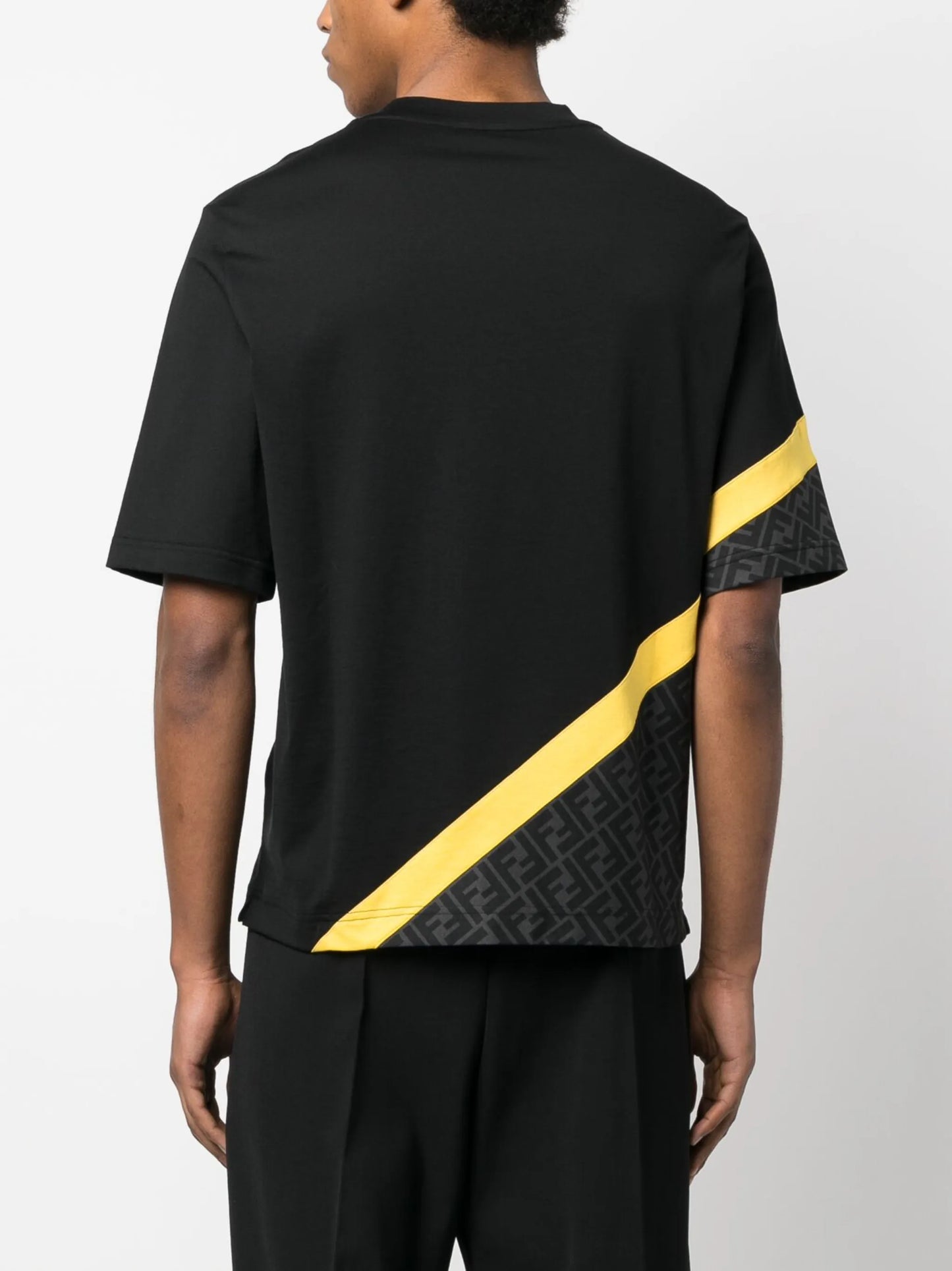logo-pattern cotton T-shirt