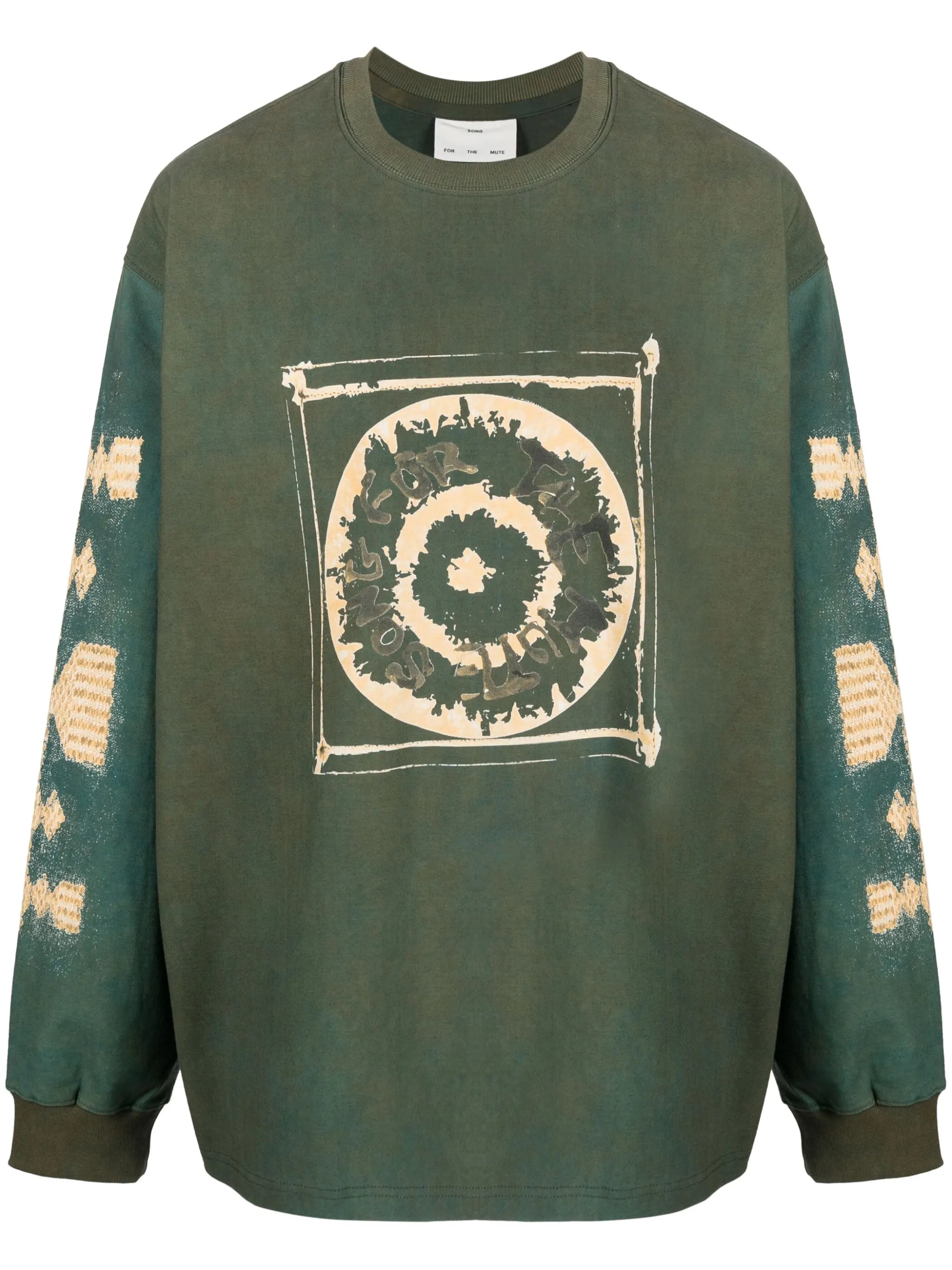 logo-print long-sleeved sweatshirt