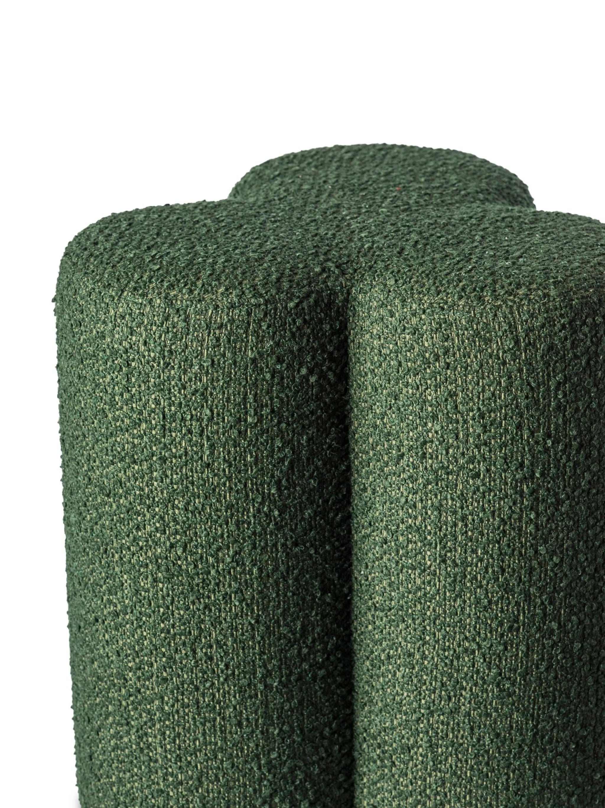 Clover bouclé stool