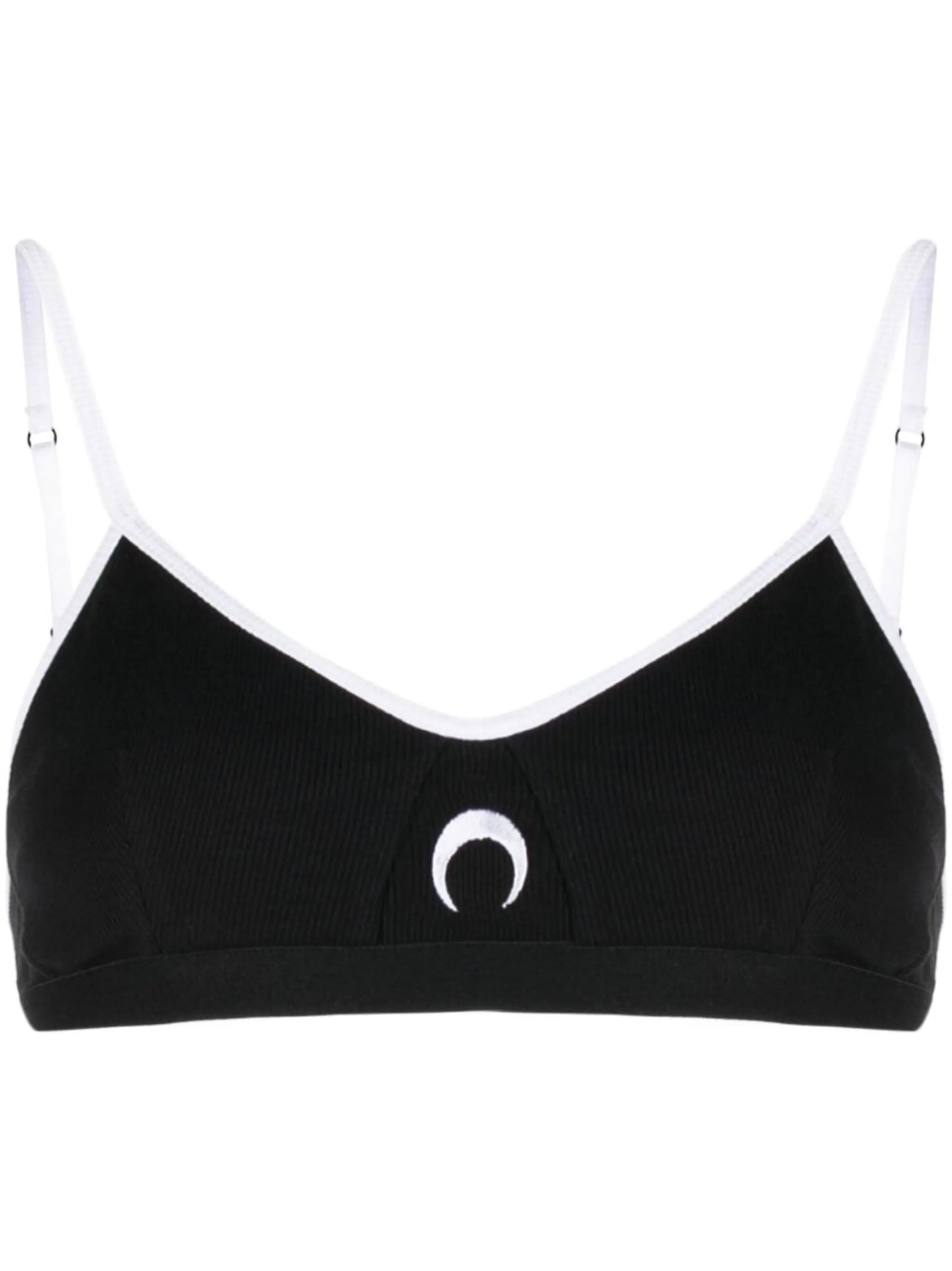 embroidered-logo sports bra