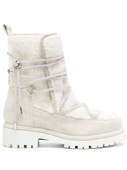 Aspen crystal-embellished boots