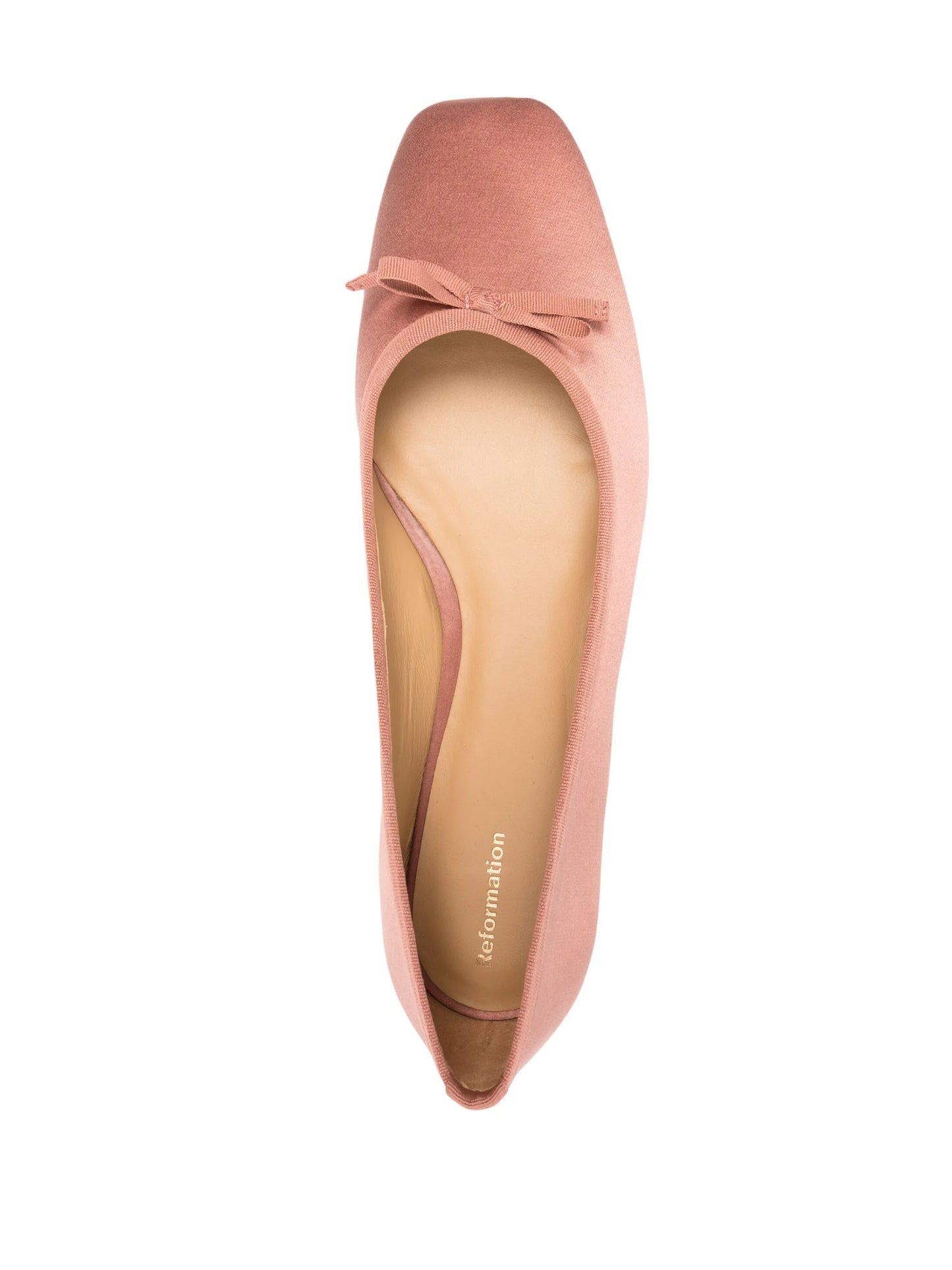 Paola satin ballet pumps