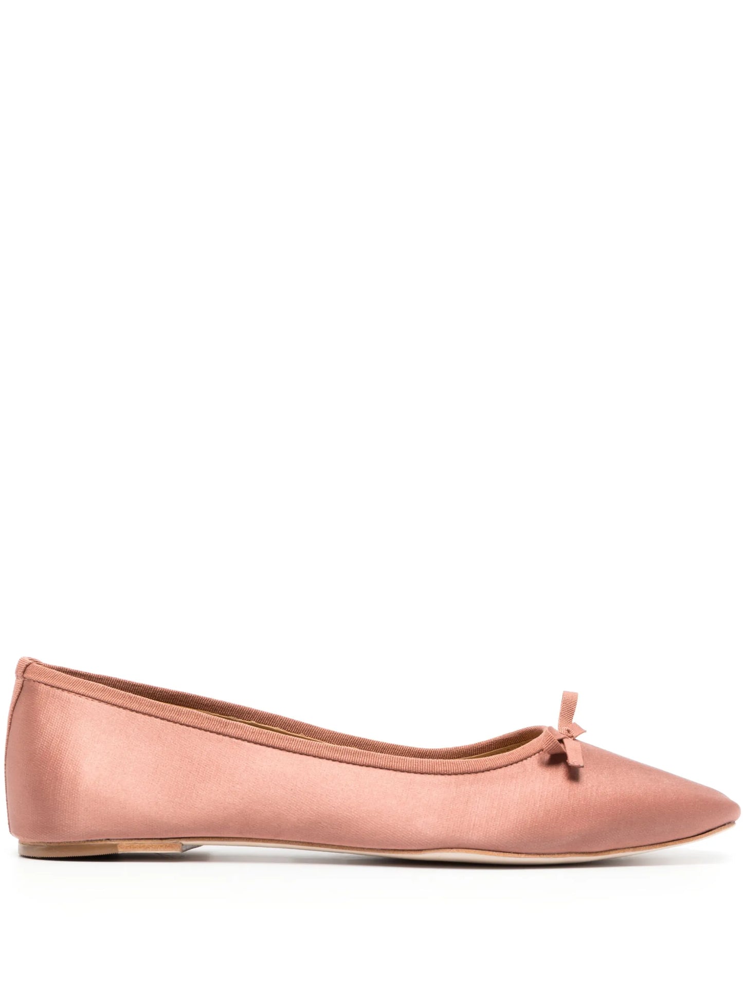 Paola satin ballet pumps