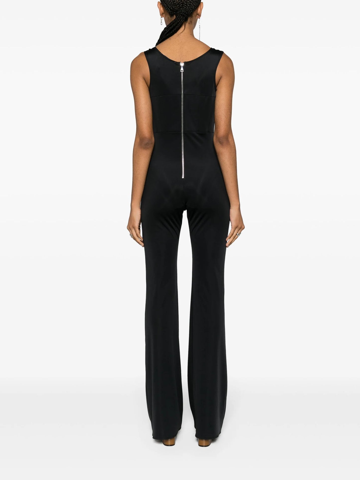 Supplex scoop-neck jumpsuit