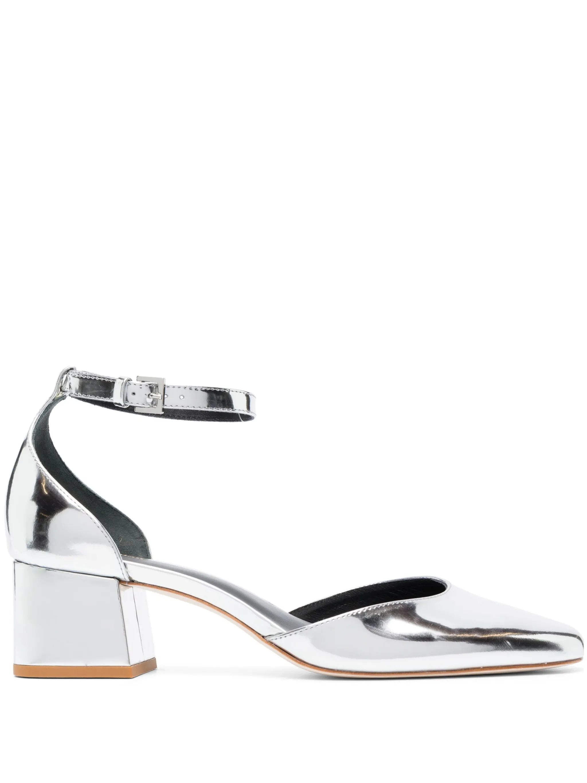 Mallori 50mm leather pumps