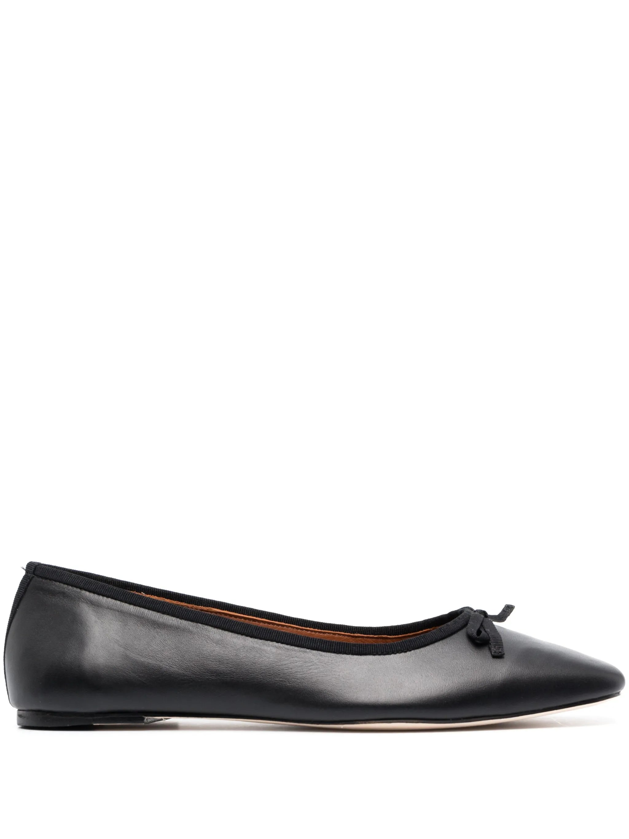 Paola leather ballet pumps