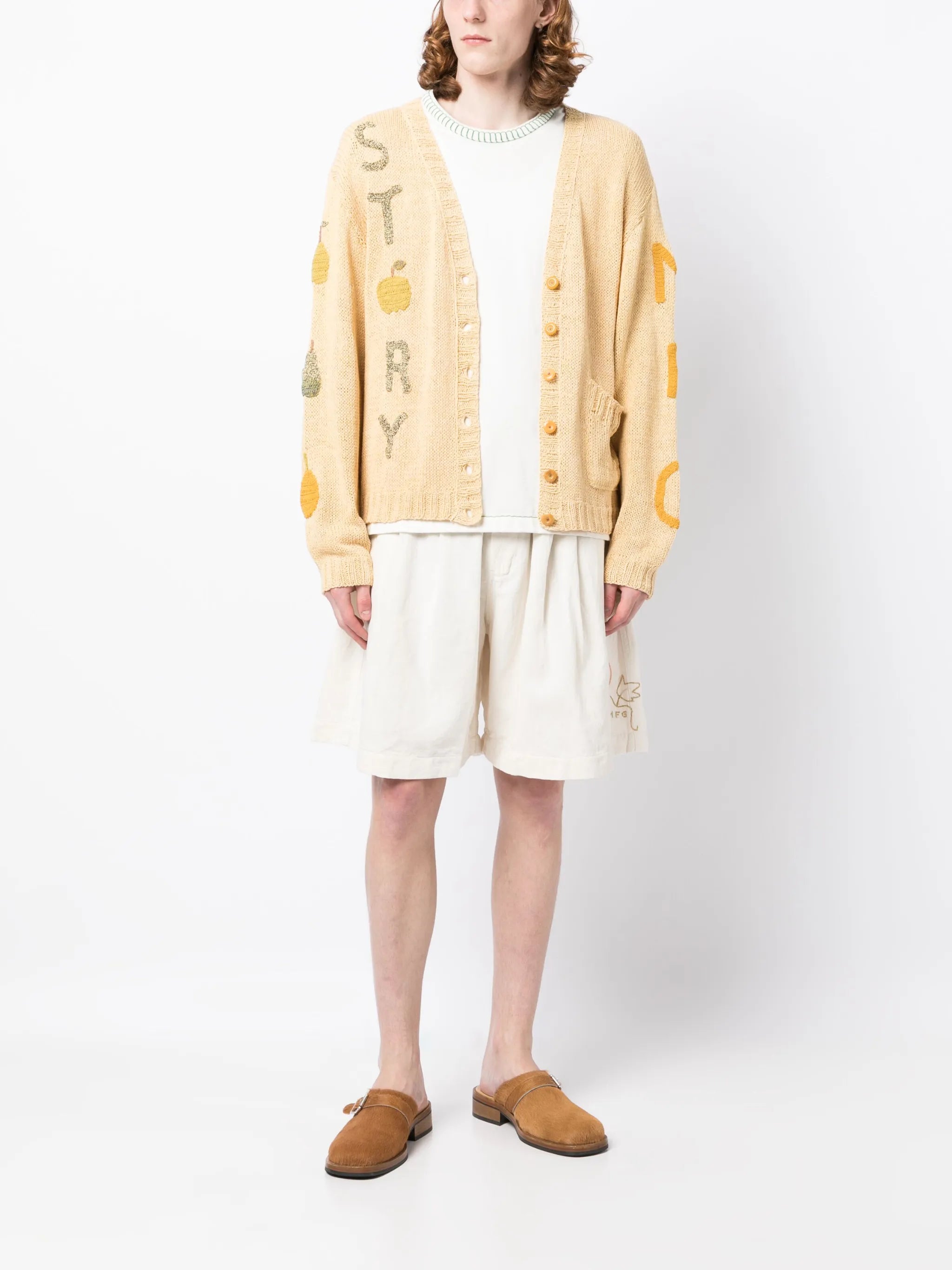 Twinsun appliqué-detailing cardigan