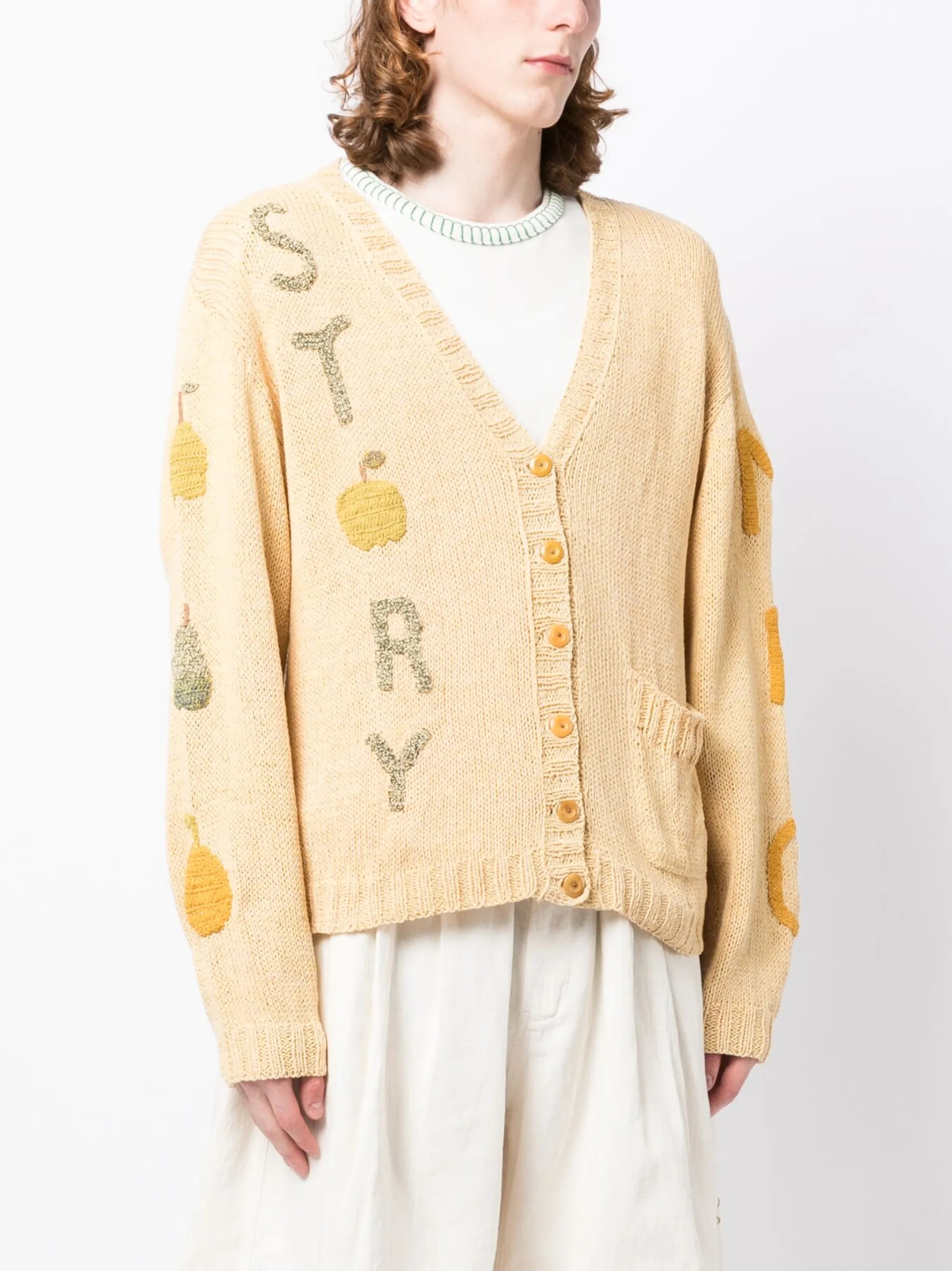 Twinsun appliqué-detailing cardigan