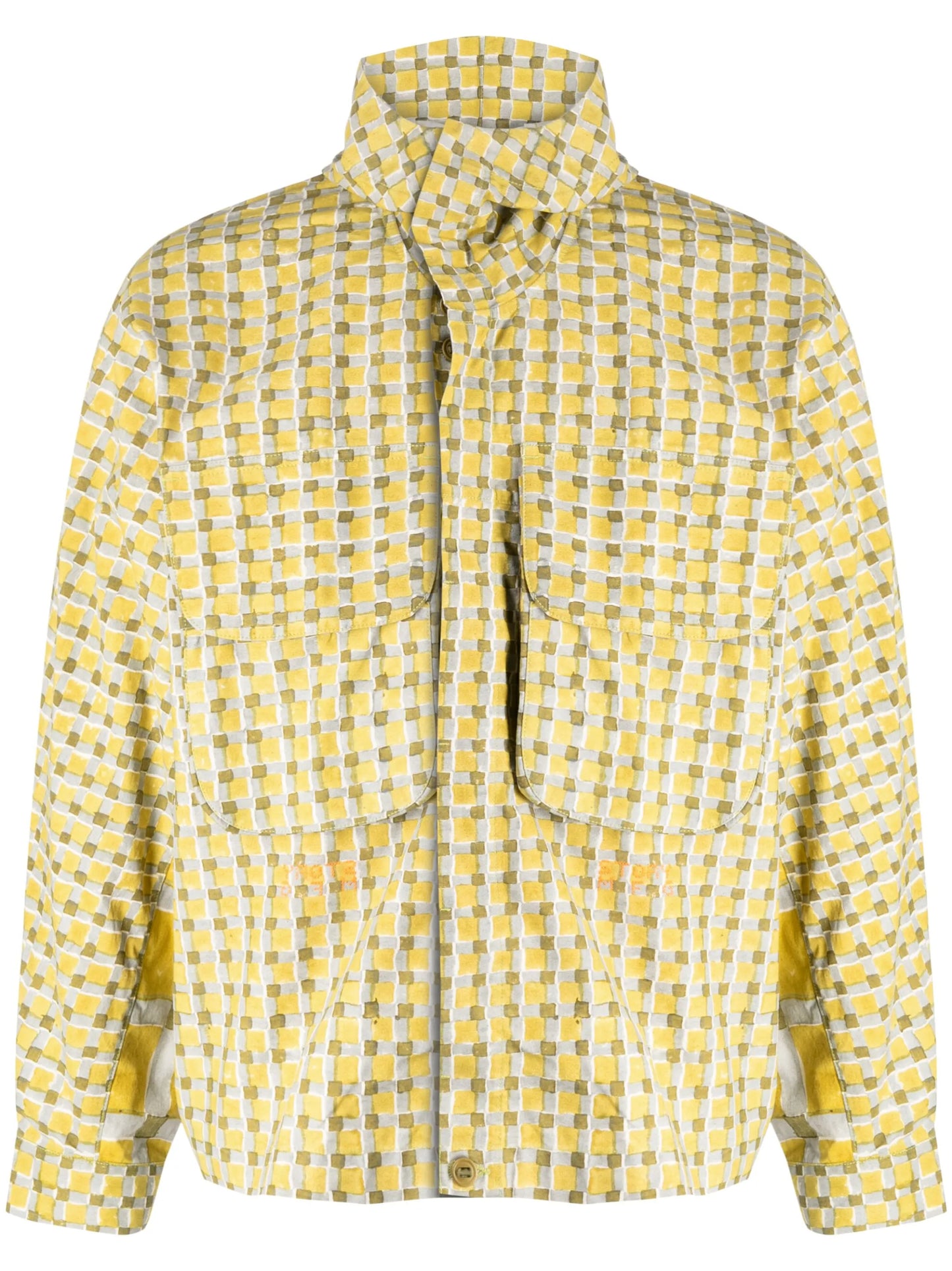 Forager check-print jacket