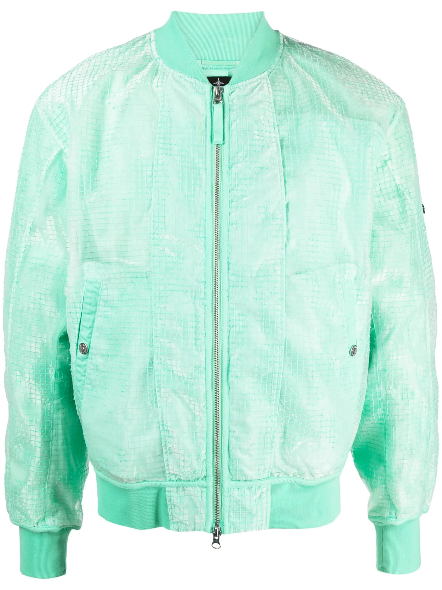 mesh-panel bomber jacket